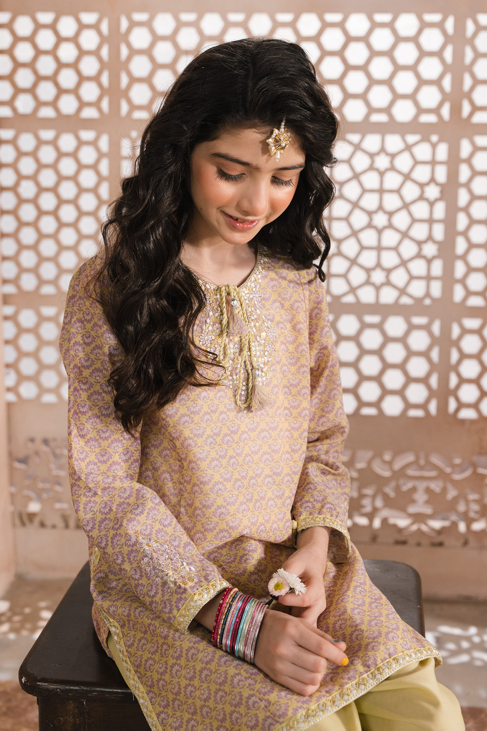 EMBROIDERED SUIT (E0641/404/125)