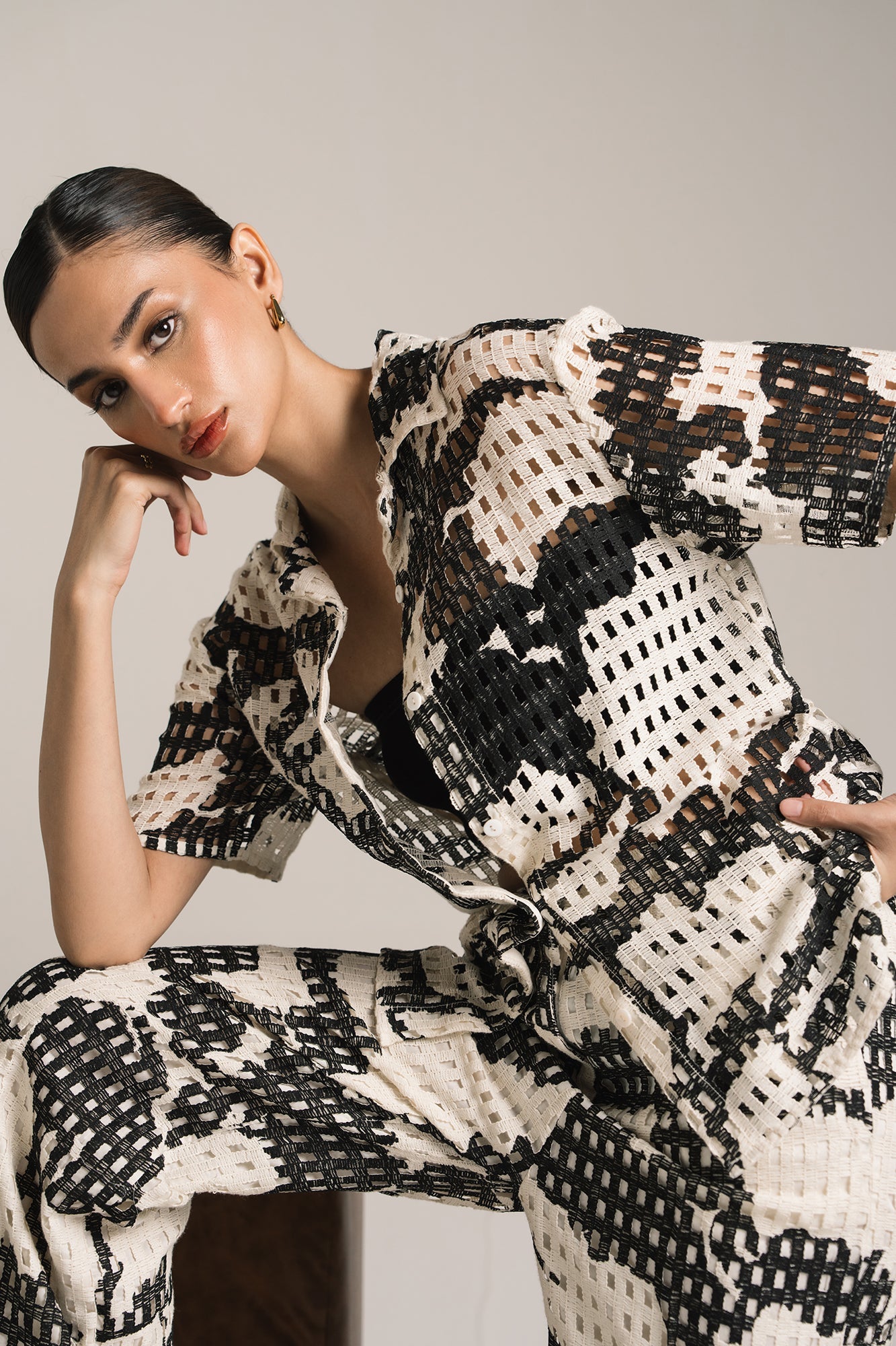 TEXTURED SUIT (E0671/116/901)