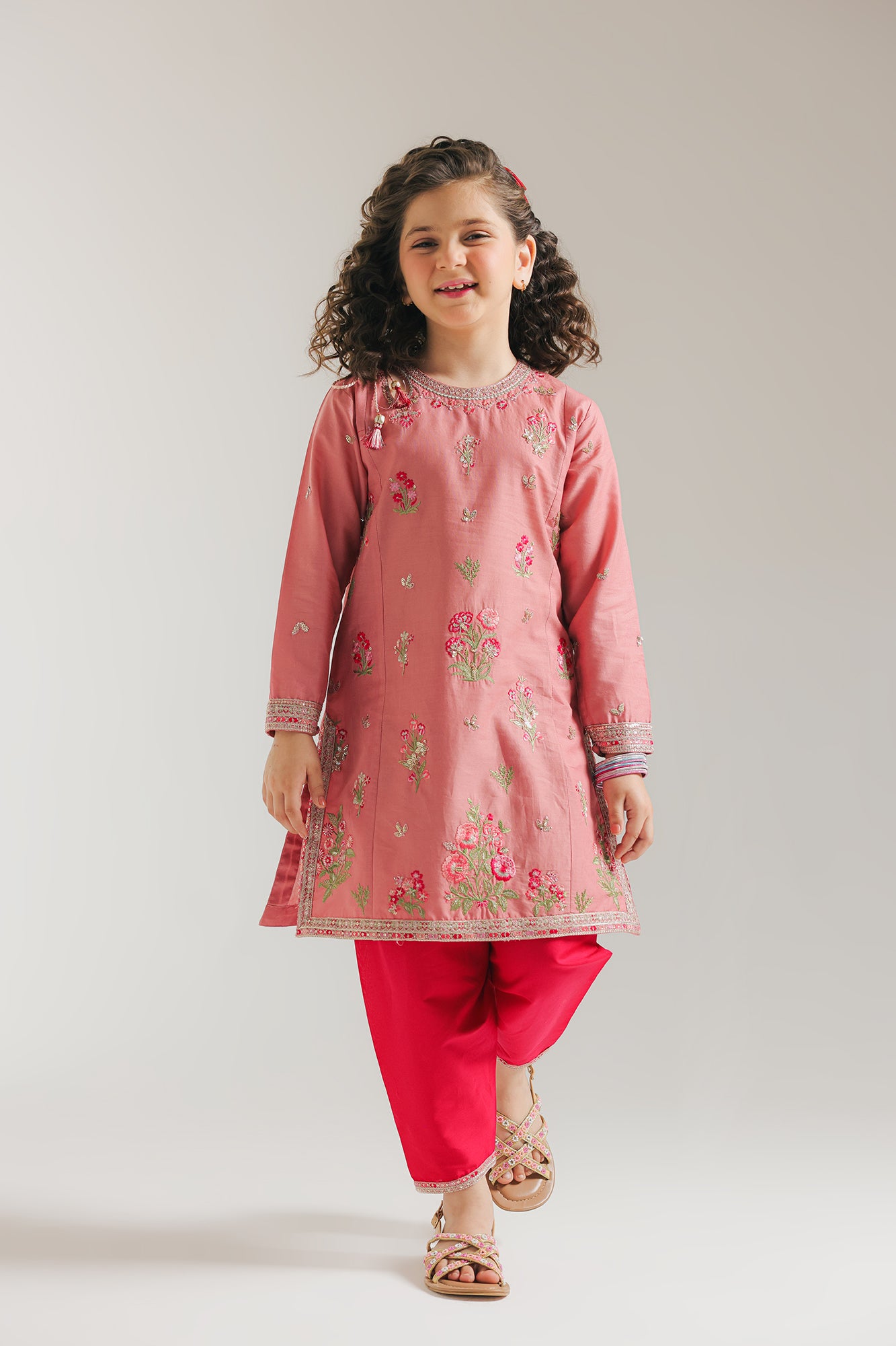 EMBROIDERED SUIT (E0672/404/313)