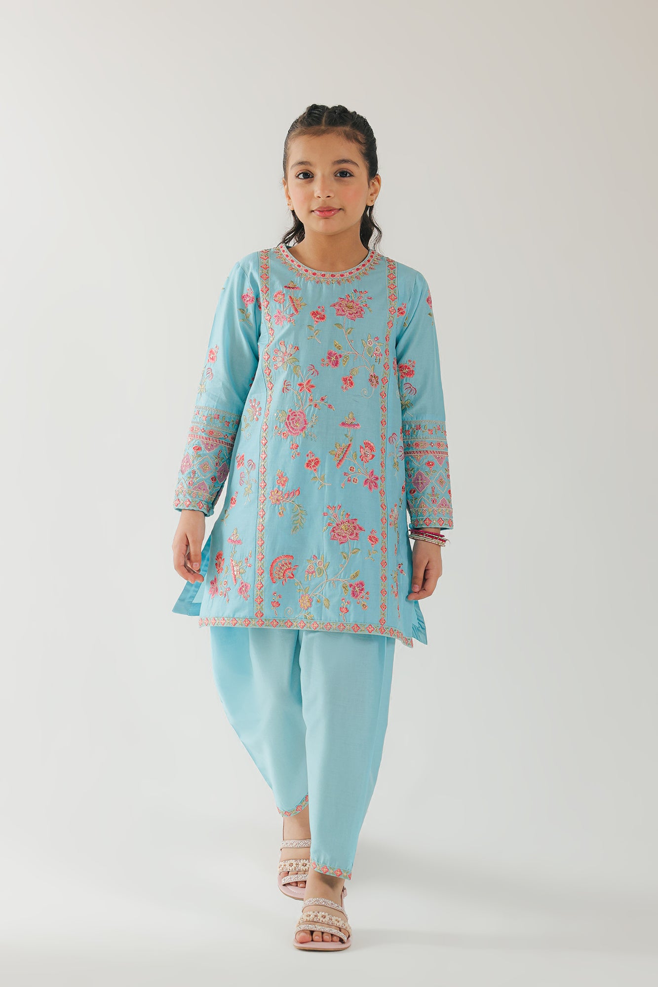 EMBROIDERED SUIT (E0687/404/611)