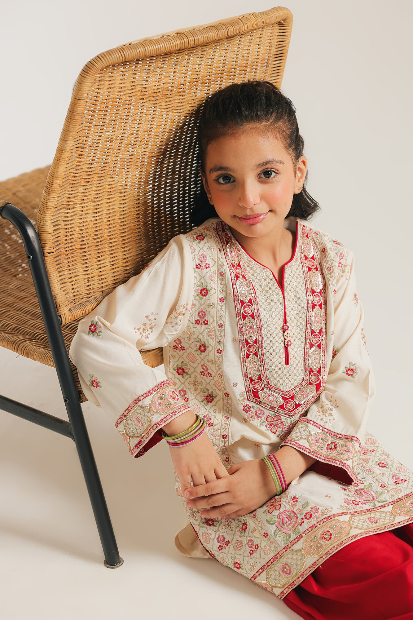 EMBROIDERED SUIT (E0815/404/002)