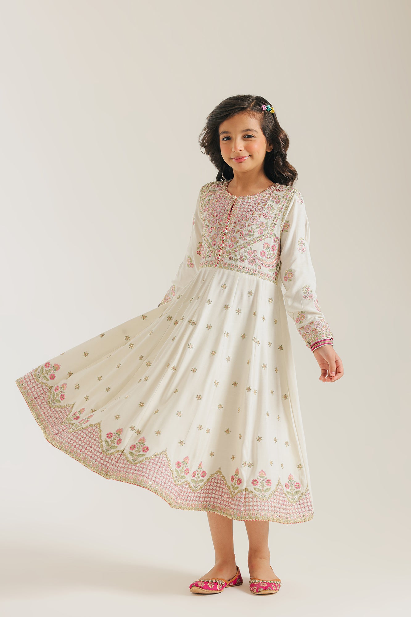 EMBROIDERED DRESS (E0821/404/003)