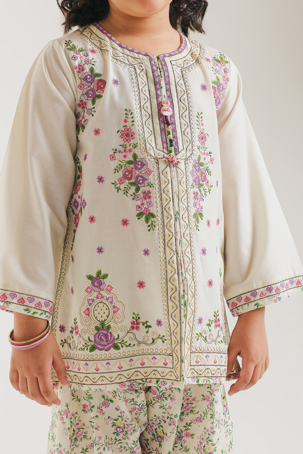 EMBROIDERED SUIT (E1054/402/004)