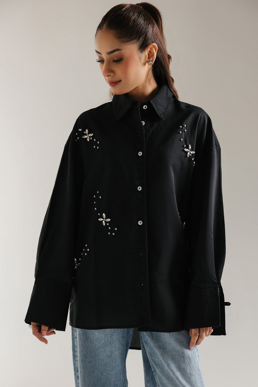 EMBELLISHED SHIRT (E2493/108/902)