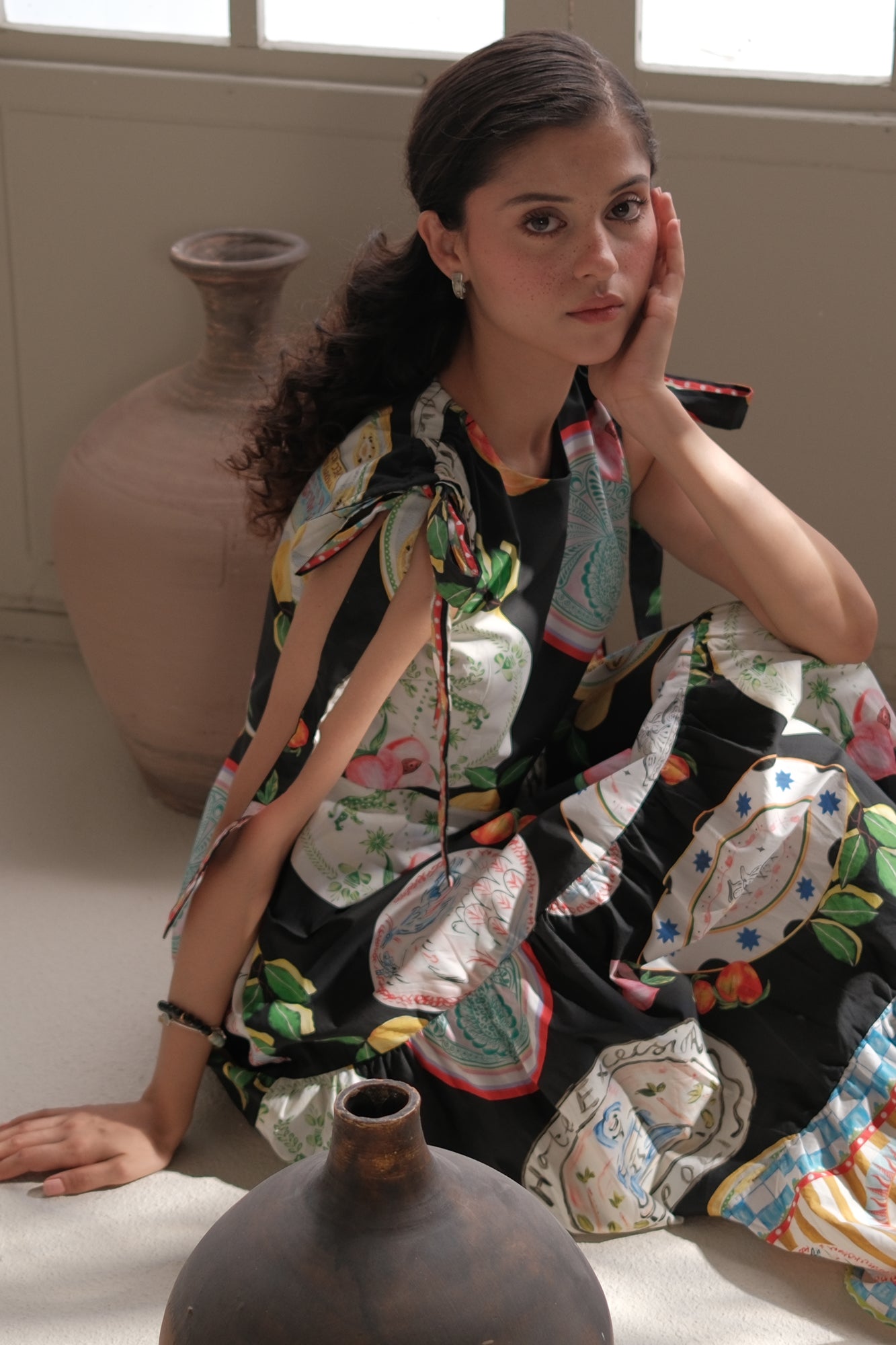 PRINTED DRESS (E106/901/0627)