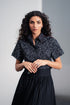CROPPED BUTTON DOWN SHIRT (E0024/120/902)