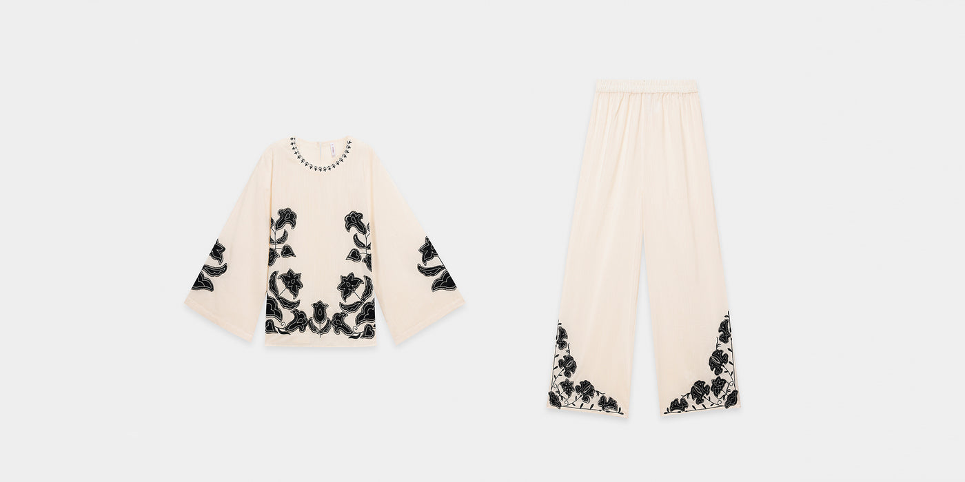 EMBROIDERED SUIT (E0610/119/002)