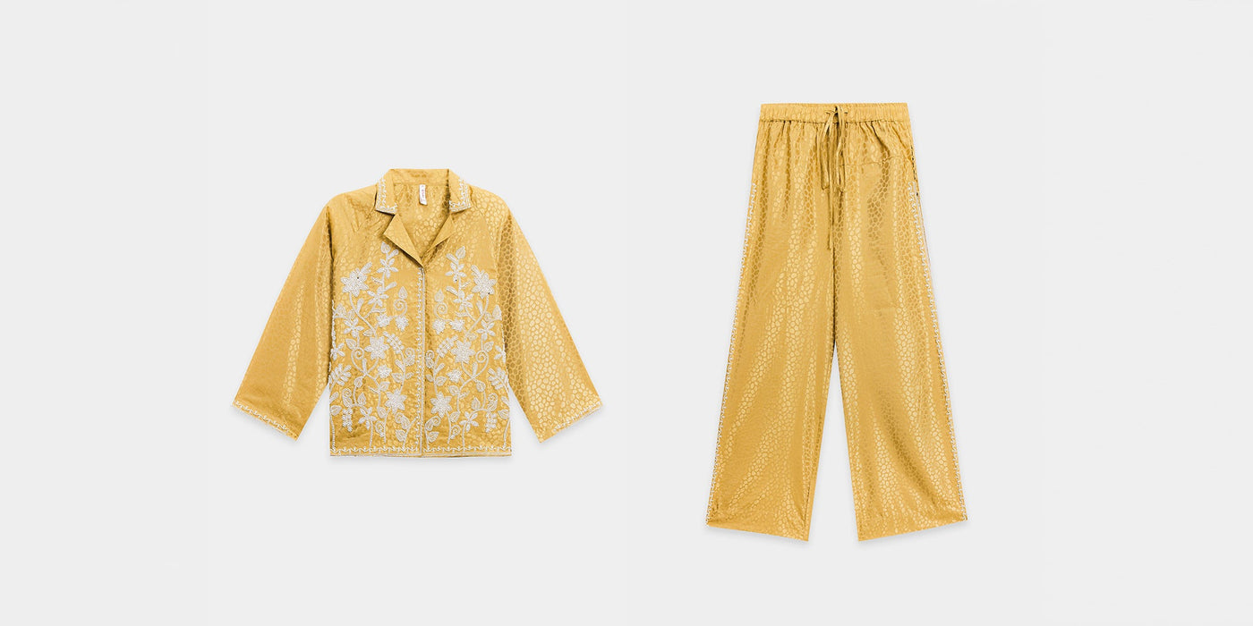 EMBROIDERED SUIT (E0621/119/121)