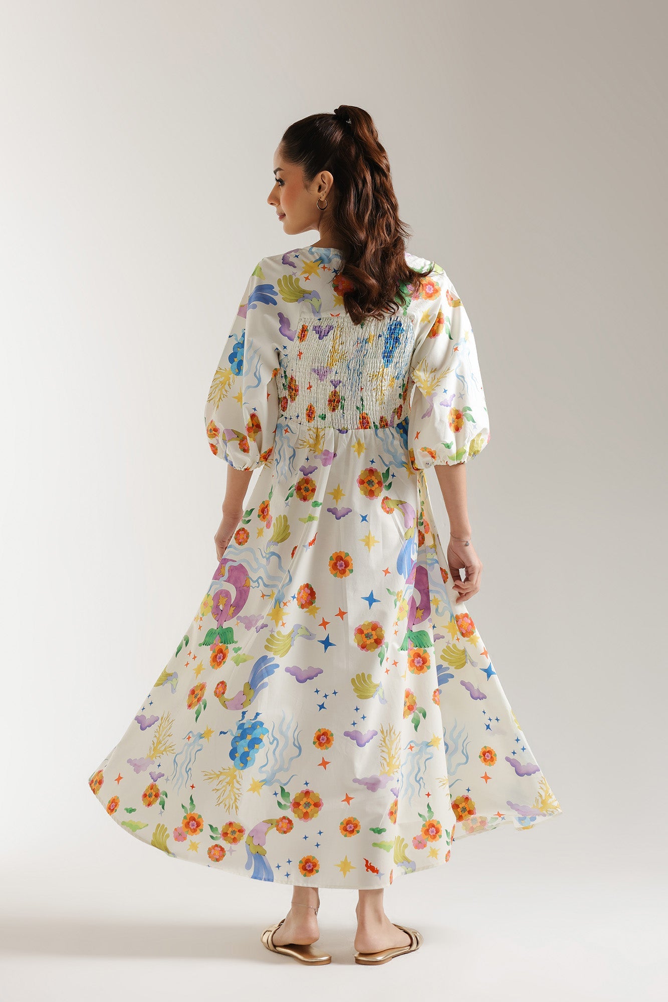 PRINTED DRESS (E106/002/0629)