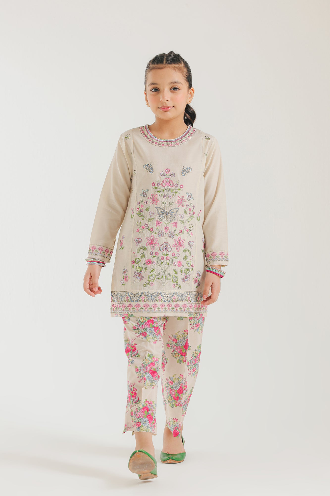 EMBROIDERED SUIT (E0646/404/006)