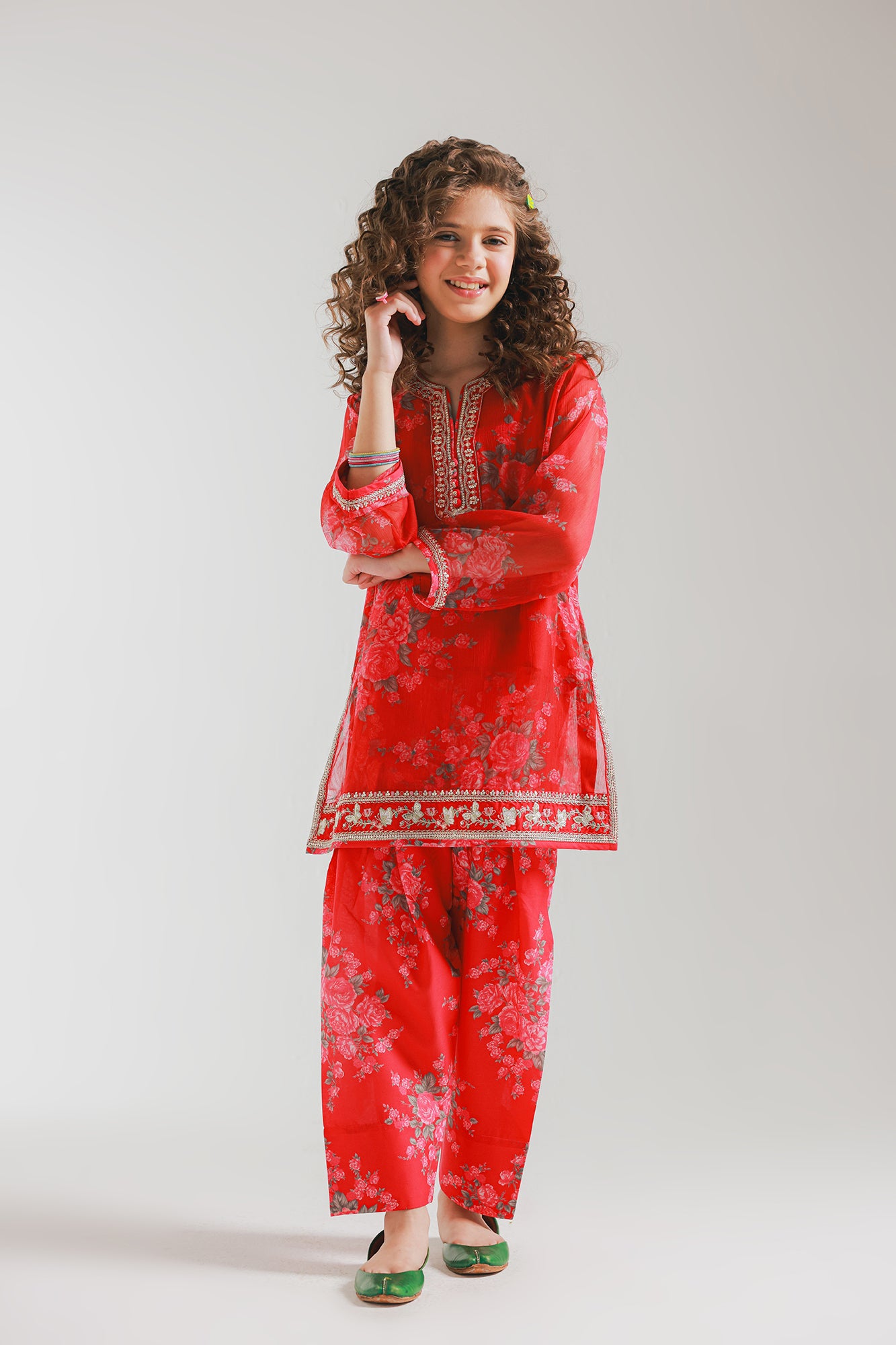 EMBROIDERED SUIT (E0657/404/416)