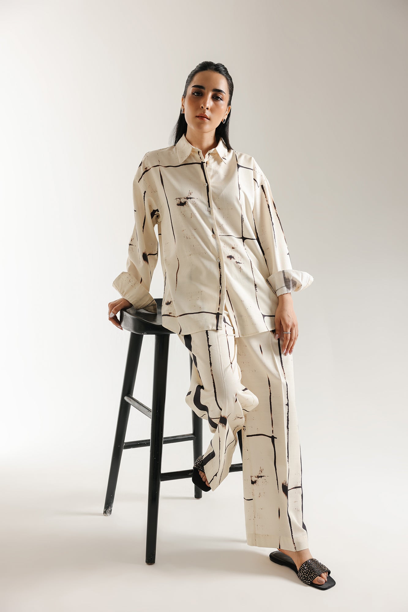 PRINTED SUIT (E0722/106/002)