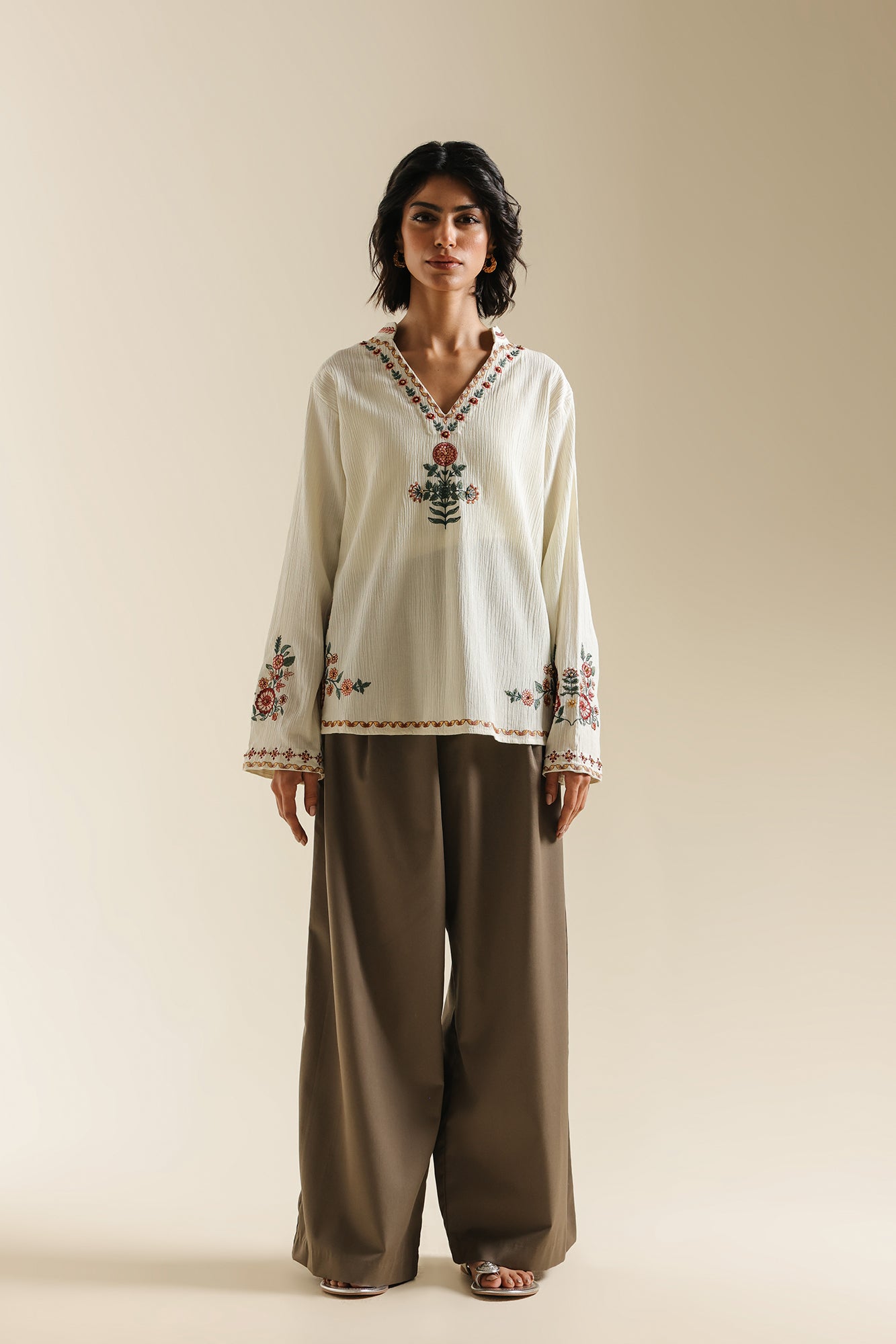 EMBROIDERED SHIRT (E0744/119/004)