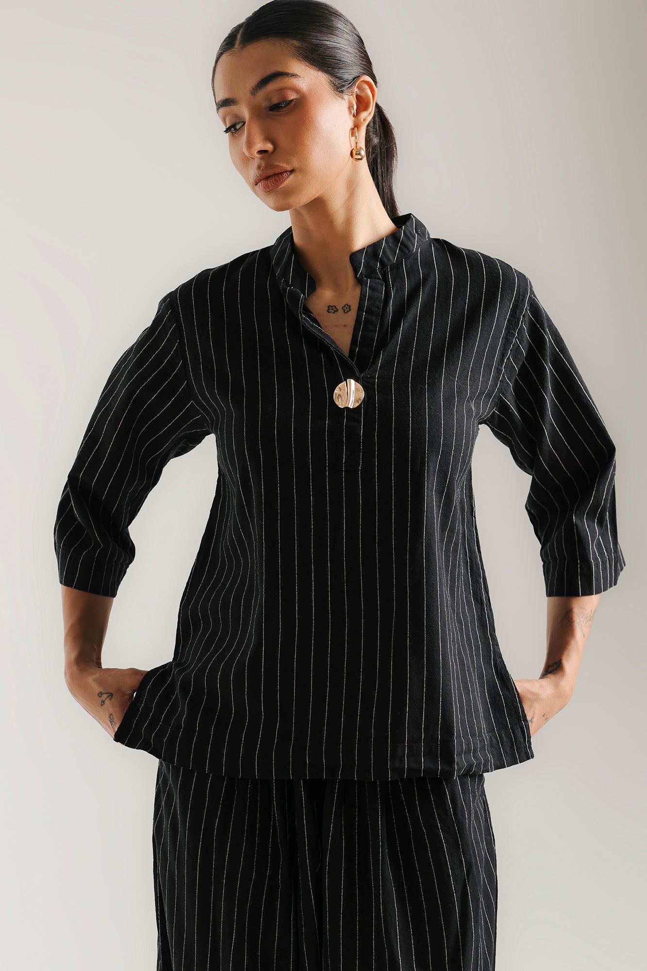 STRIPED SUIT (E0756/116/901)