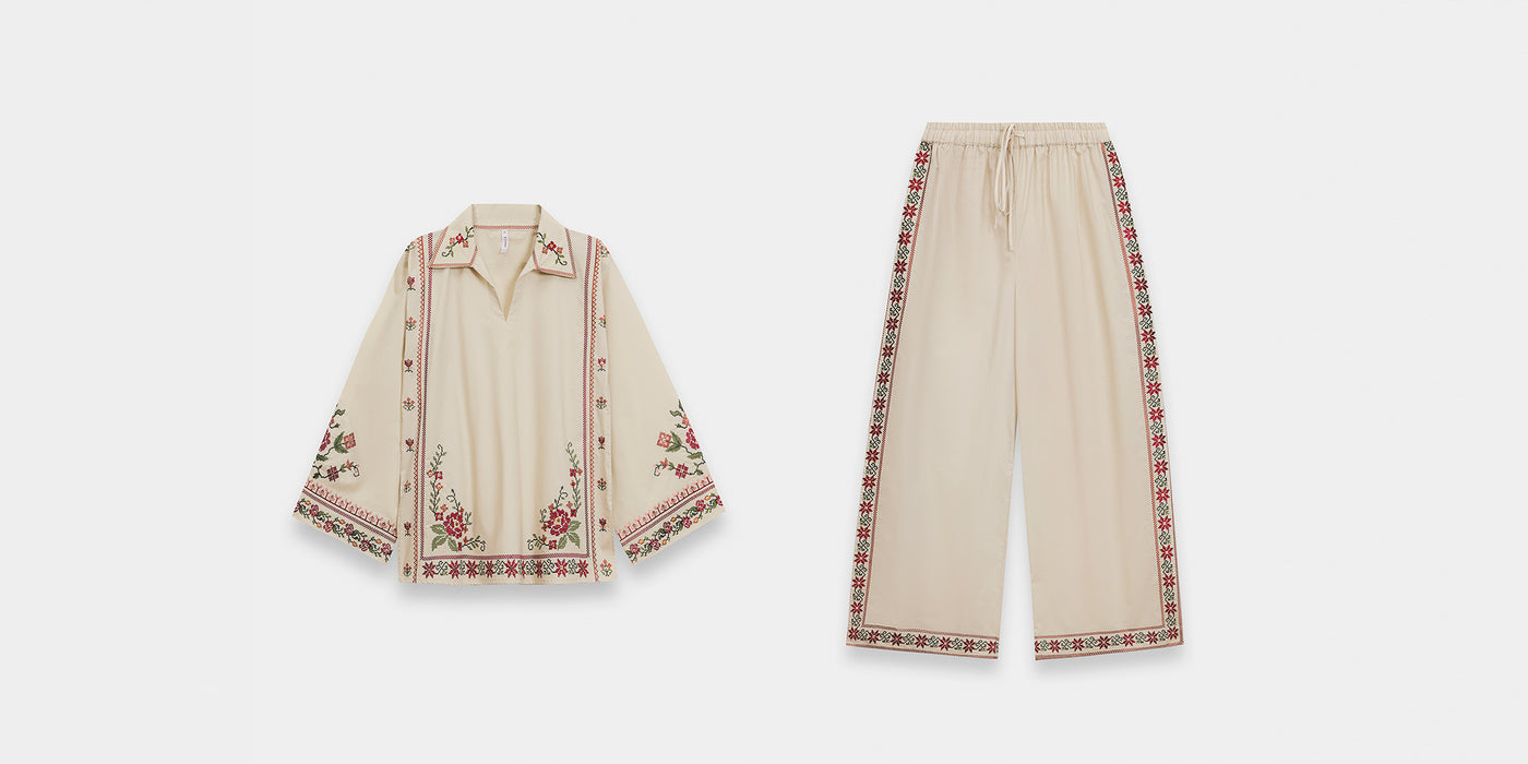 EMBROIDERED SUIT (E0779/119/006)