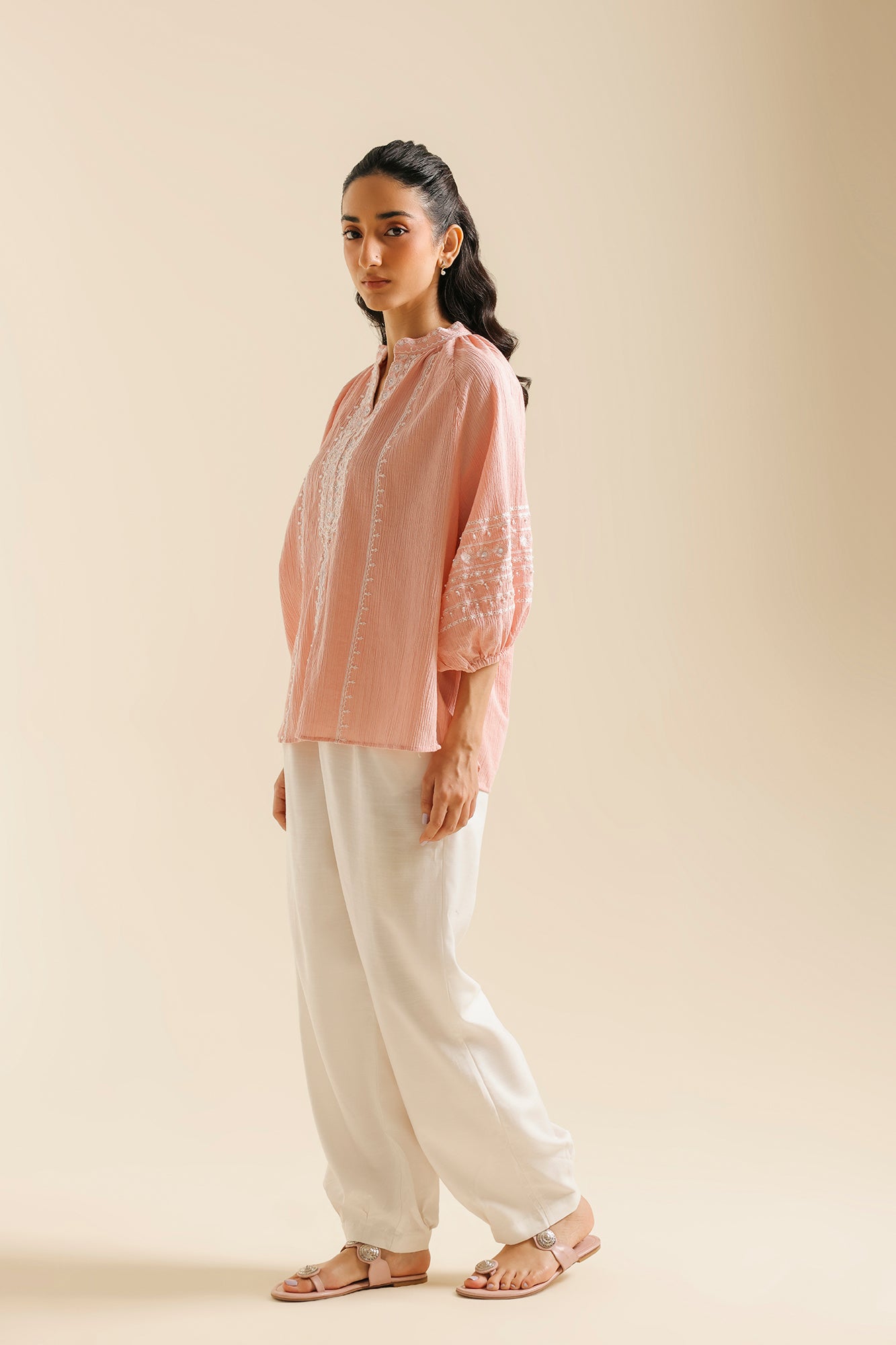 EMBROIDERED TOP (E0806/119/315)