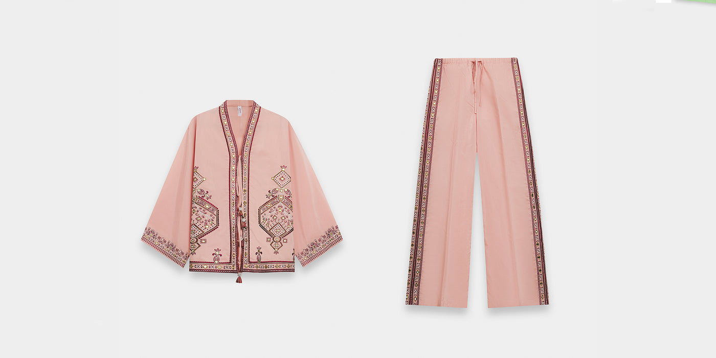 EMBROIDERED SUIT (E0829/119/426)