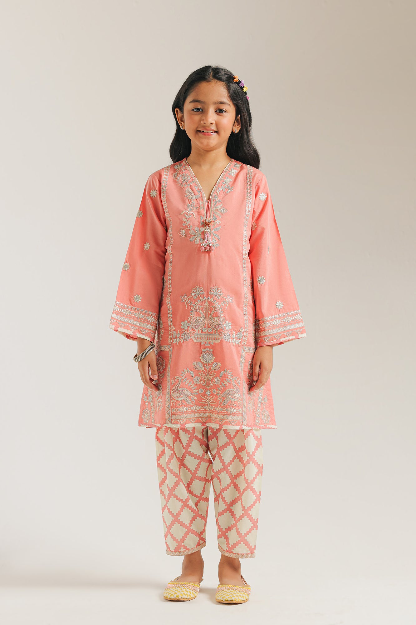 EMBROIDERED SUIT (E0855/404/215)