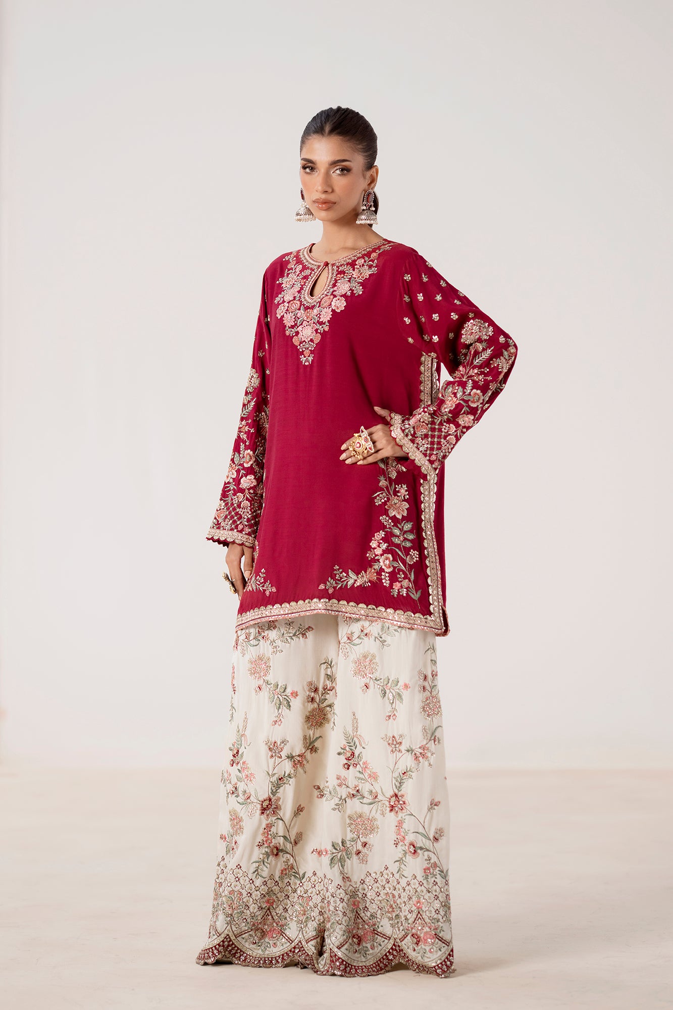 EMBROIDERED SUIT (E0907/104/305)