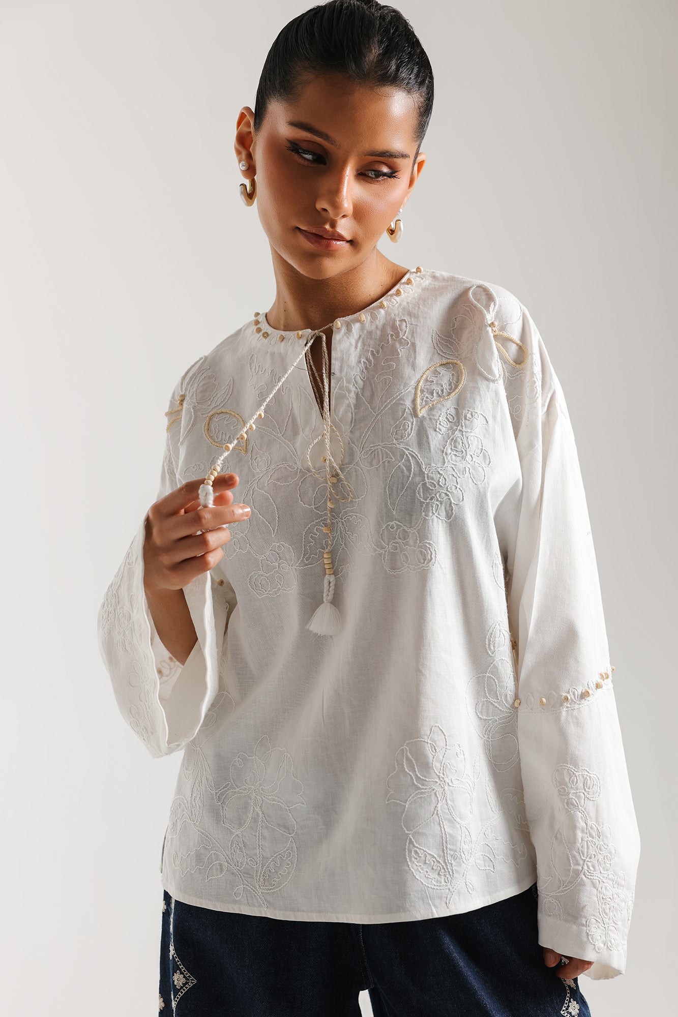 EMBROIDERED SHIRT (E1113/101/001)