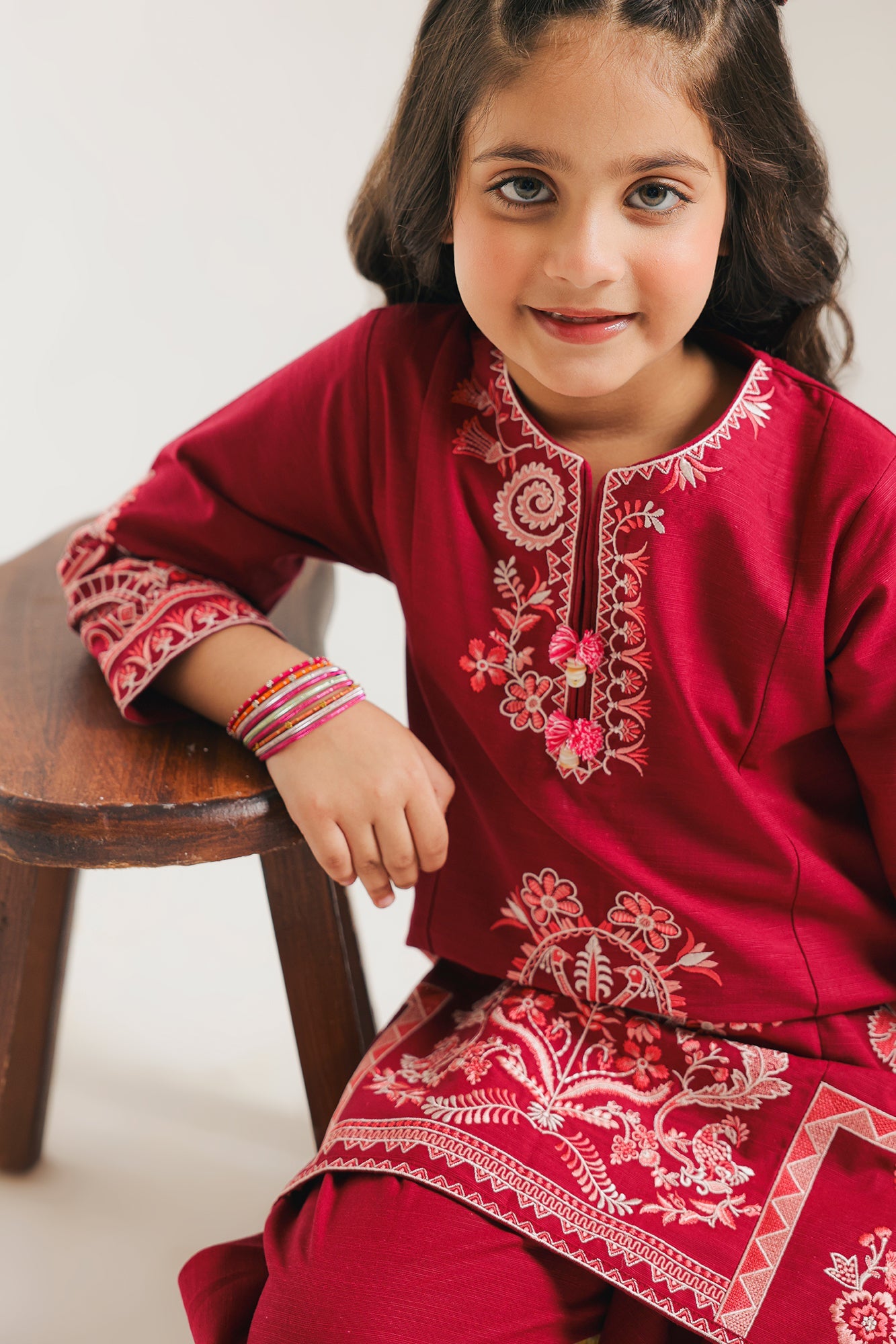 EMBROIDERED SUIT (E1358/402/403)