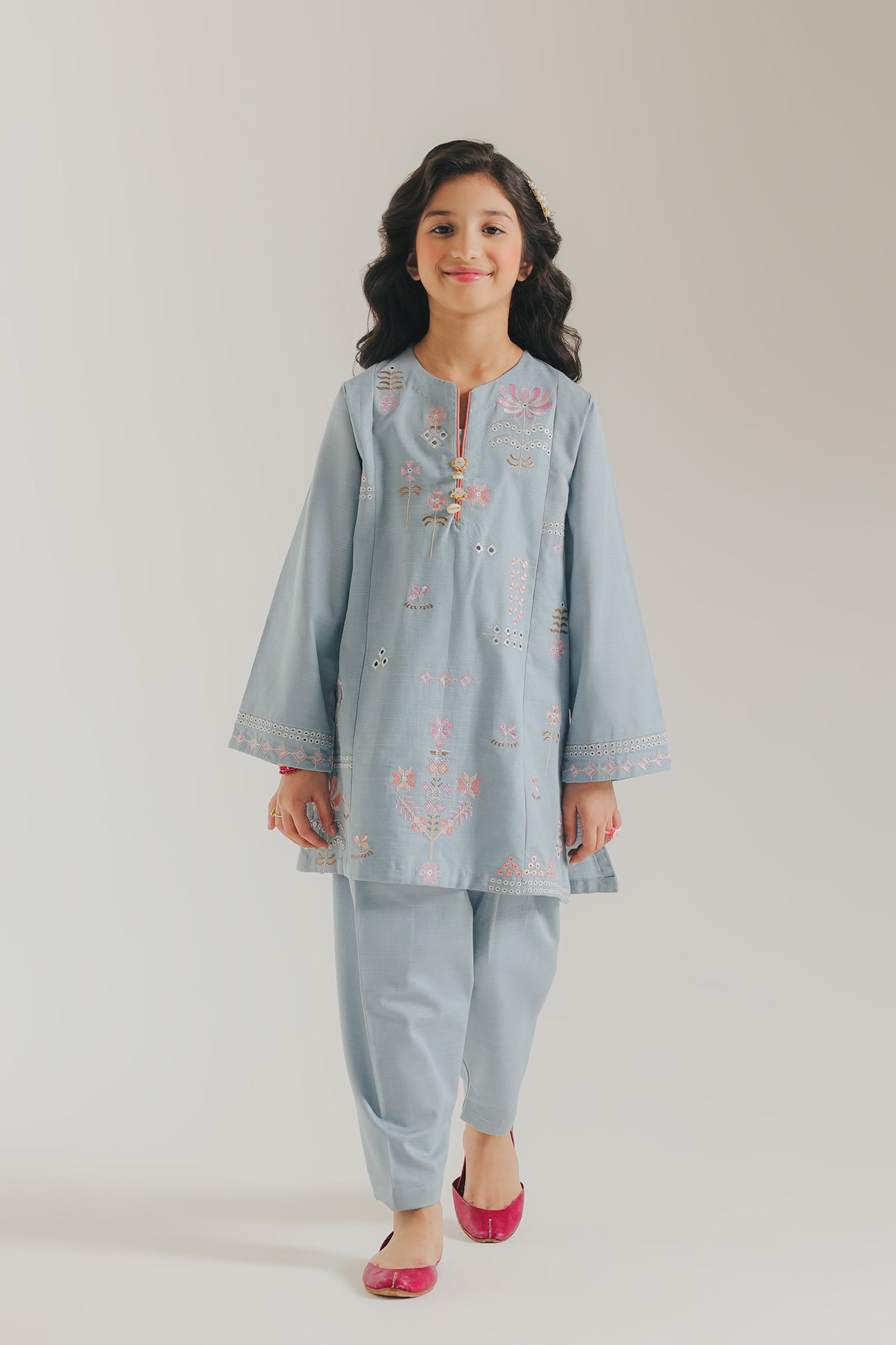 EMBROIDERED SUIT (E1371/402/613)