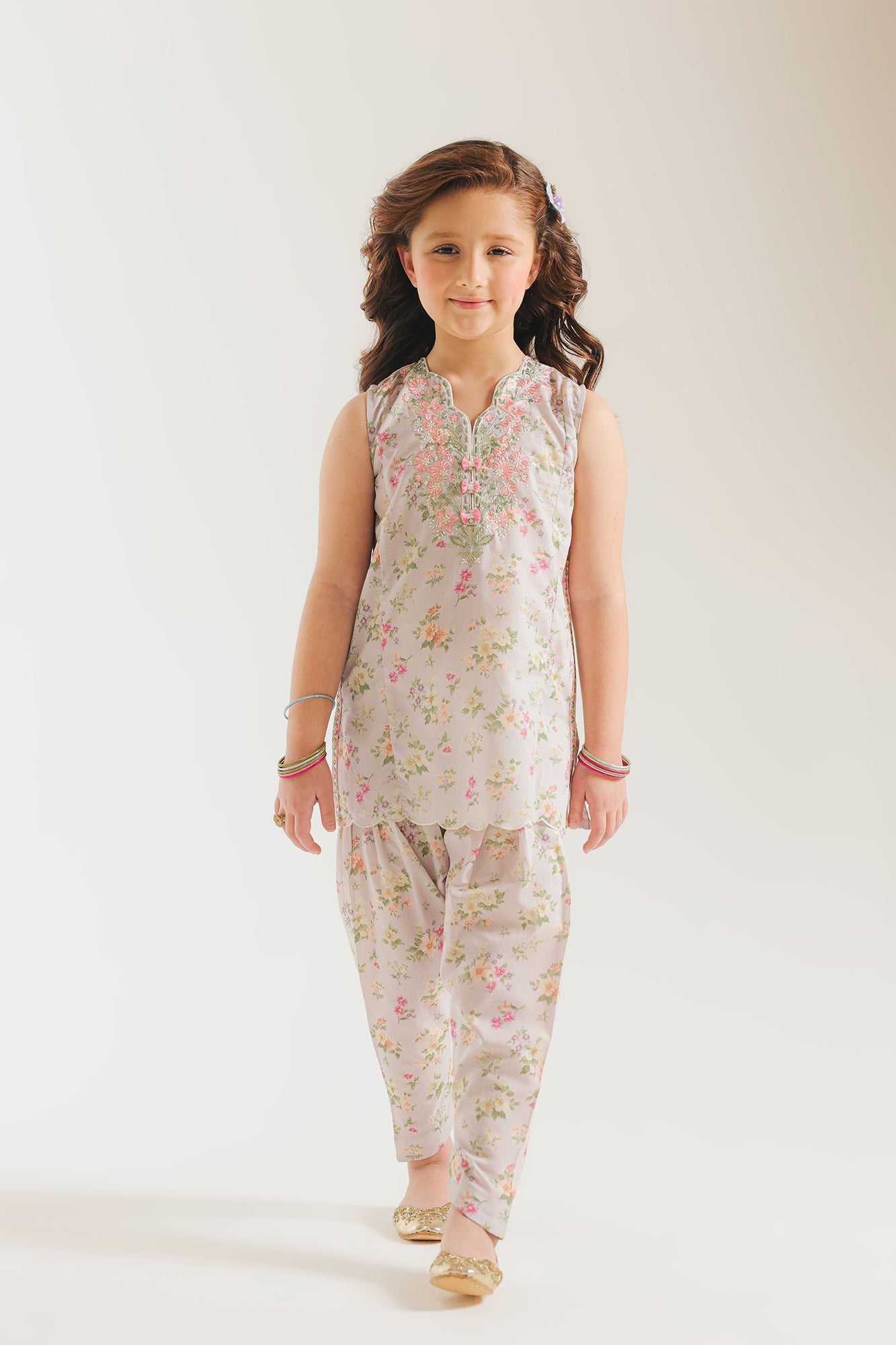 EMBROIDERED SUIT (E1543/402/330 E1543/302/330)