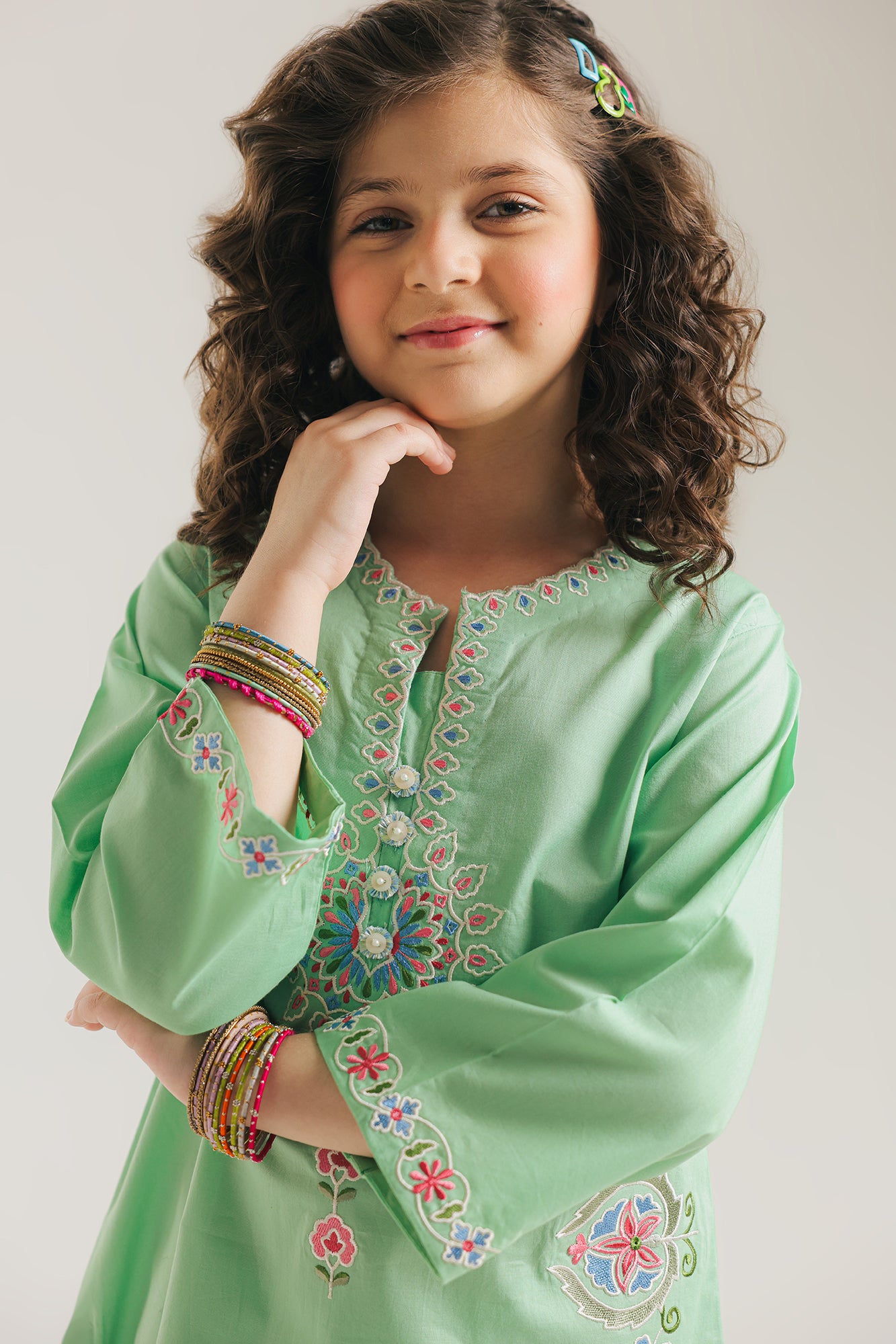 EMBROIDERED SUIT (E1566/402/714 E1566/302/714)