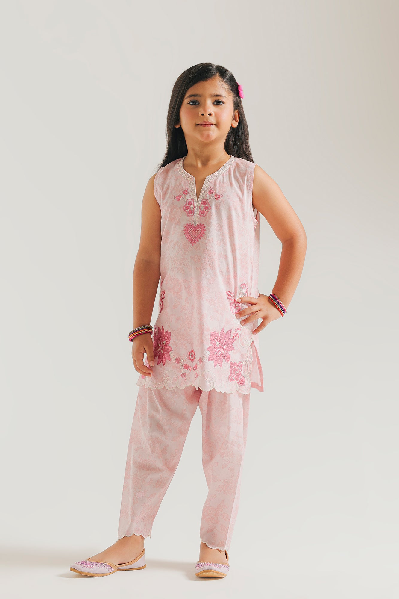 EMBROIDERED SUIT (E1614/402/329 E1614/302/329)