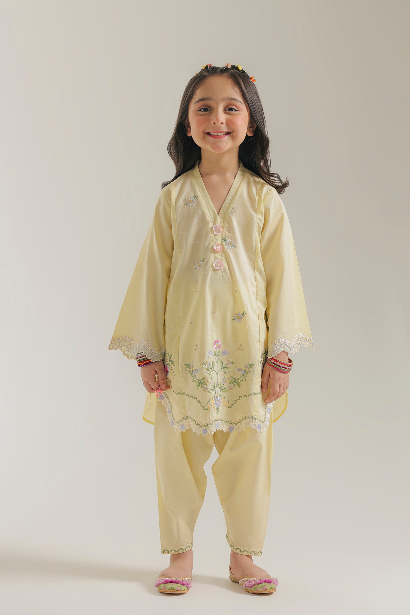 EMBROIDERED SUIT (E1625/402/115 E1625/302/115)