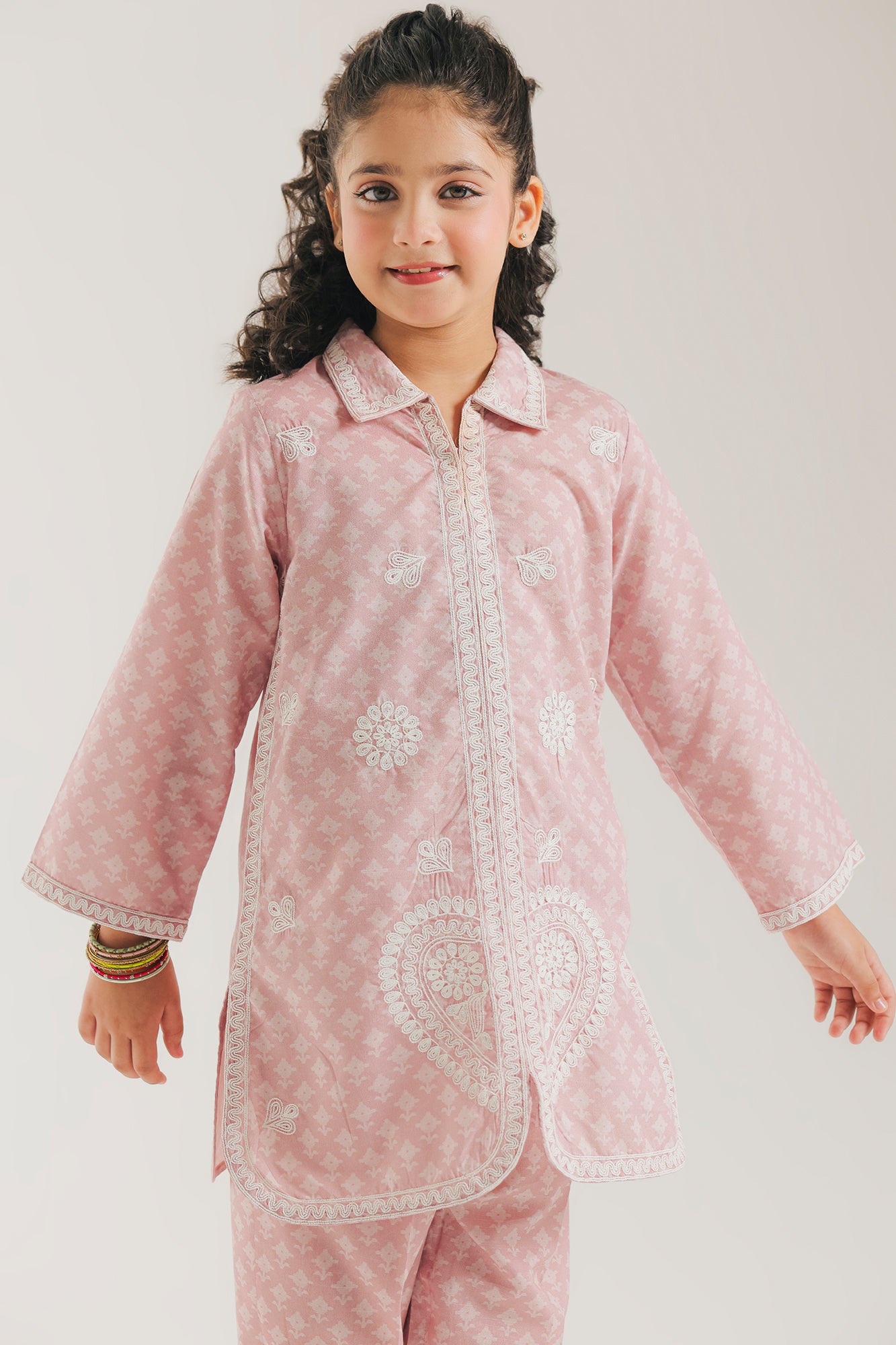 EMBROIDERED SUIT (E1637/402/529 E1637/302/529)