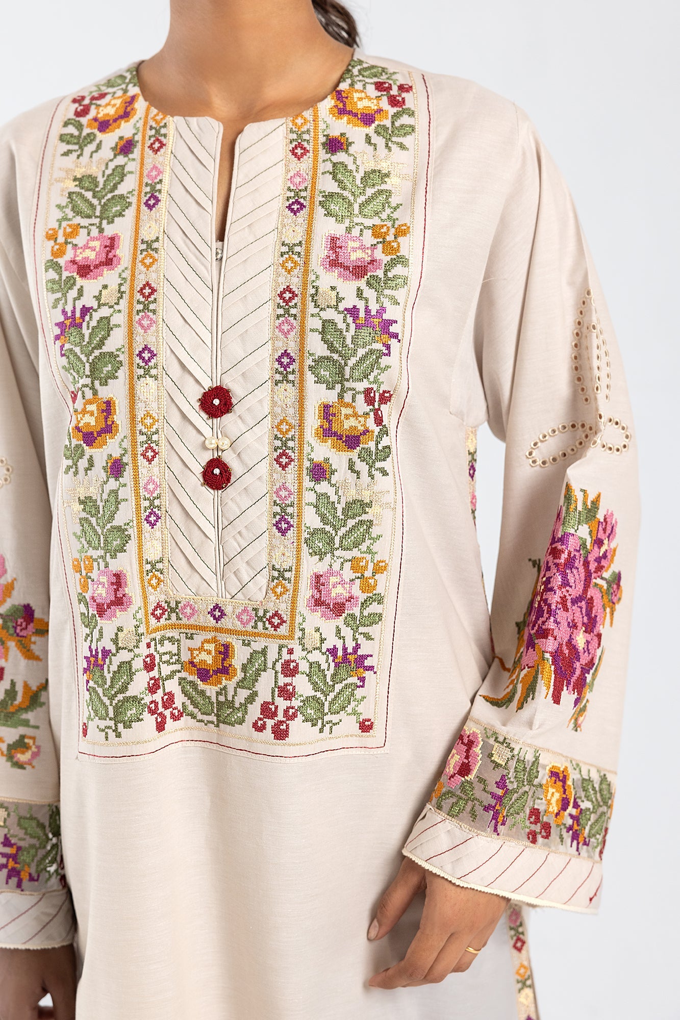 EMBROIDERED SUIT (E2271/103/226)