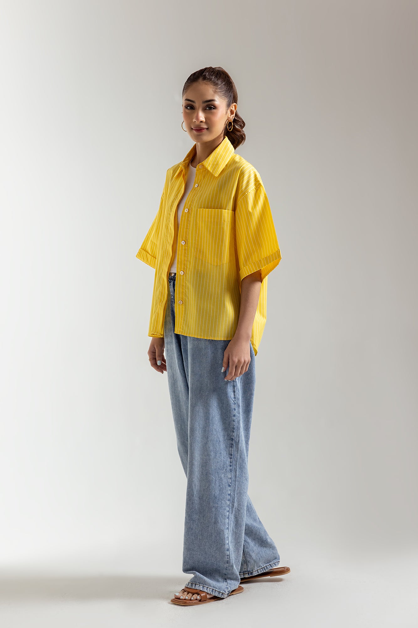 STRIPED BUTTON DOWN SHIRT (E2331/108/106)
