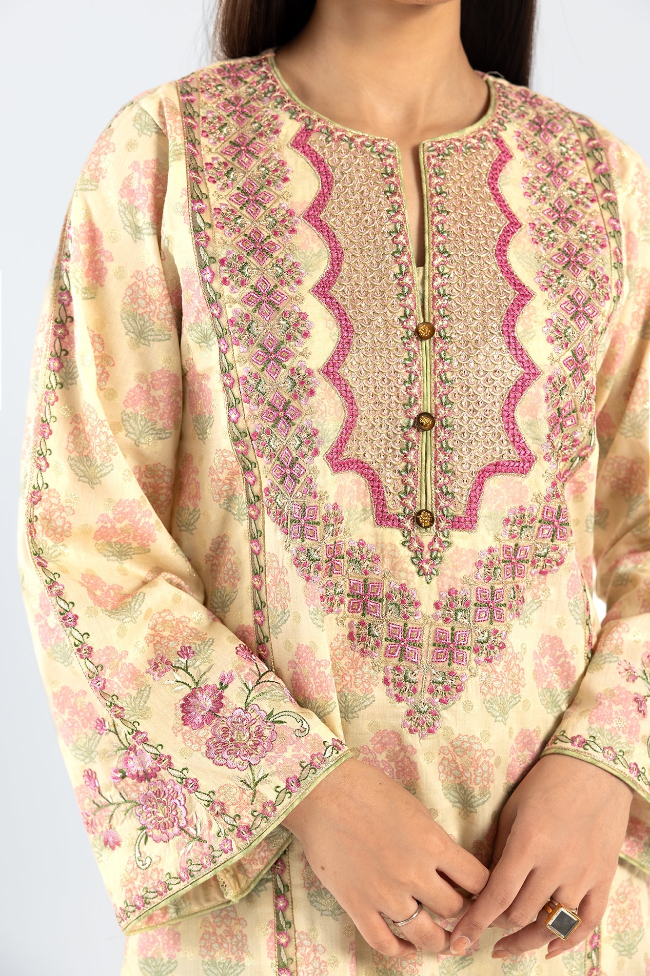 EMBROIDERED SUIT (E2391/103/109)