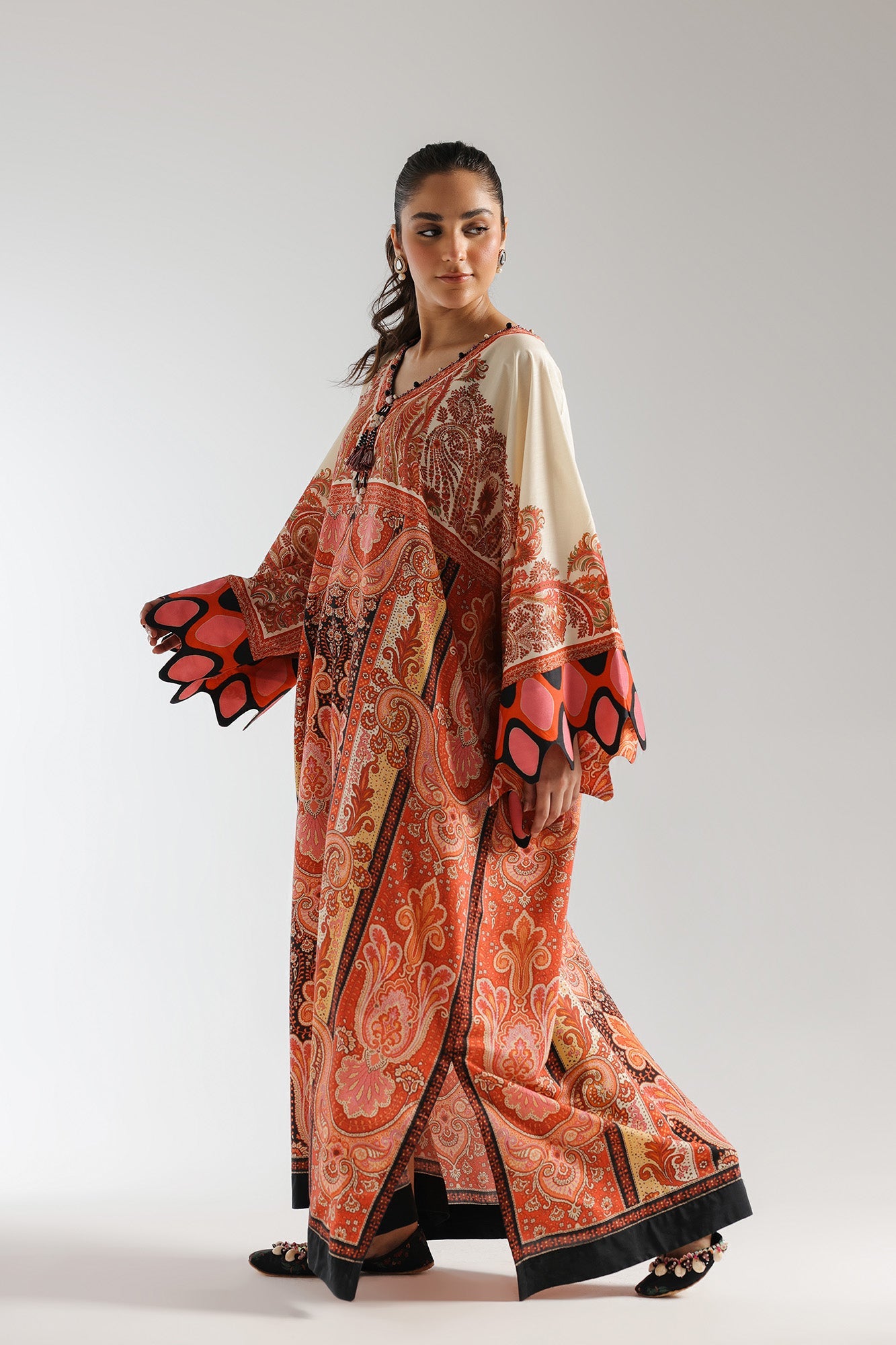 PRINTED KAFTAN (E3000/103/307)