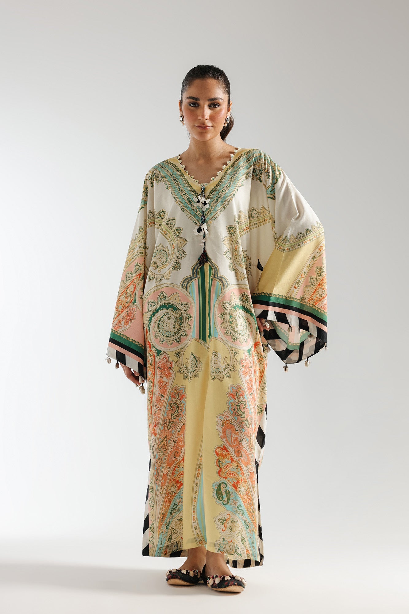 PRINTED KAFTAN (E3017/103/110)