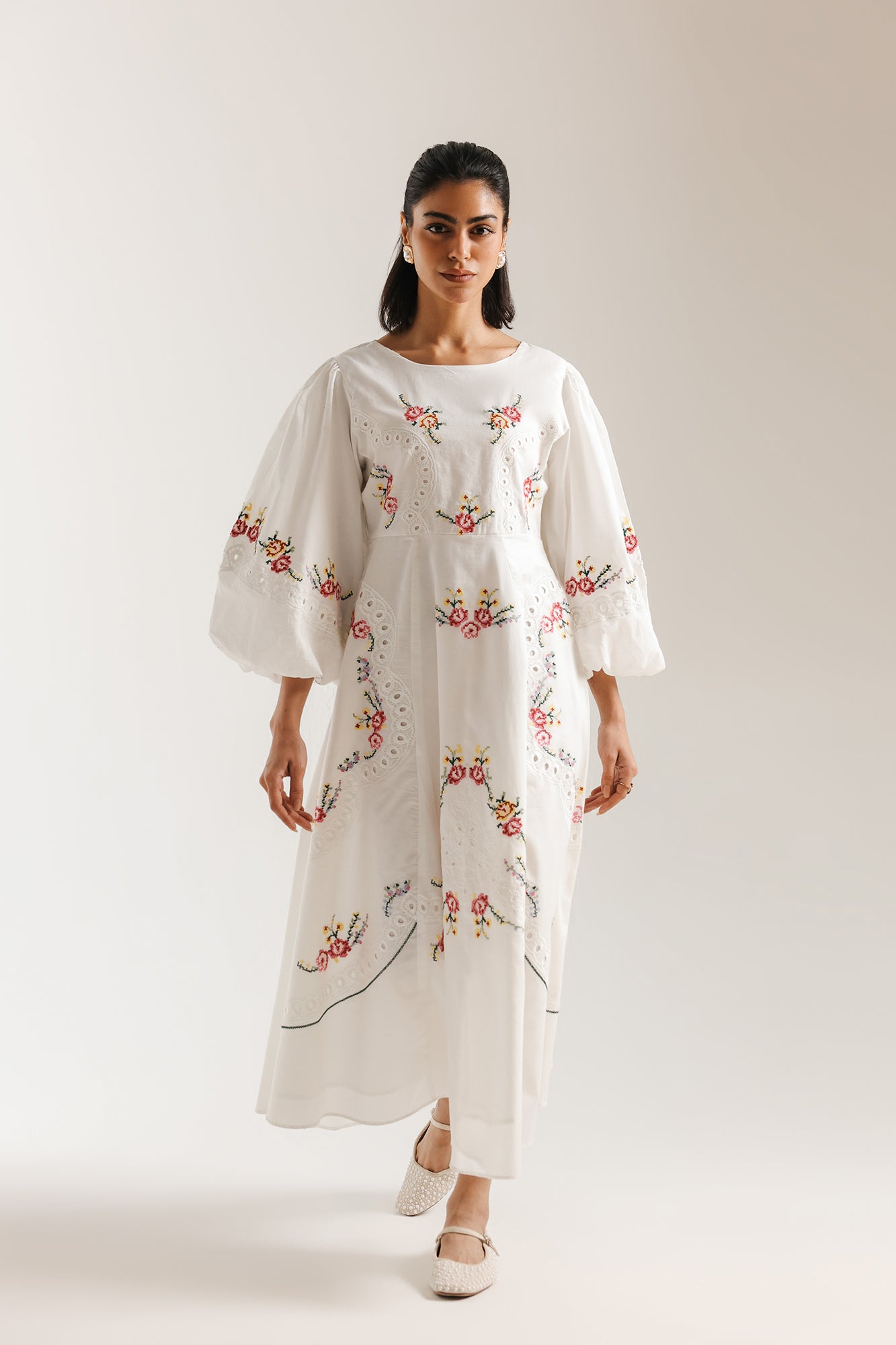 EMBROIDERED DRESS (E3342/108/001)