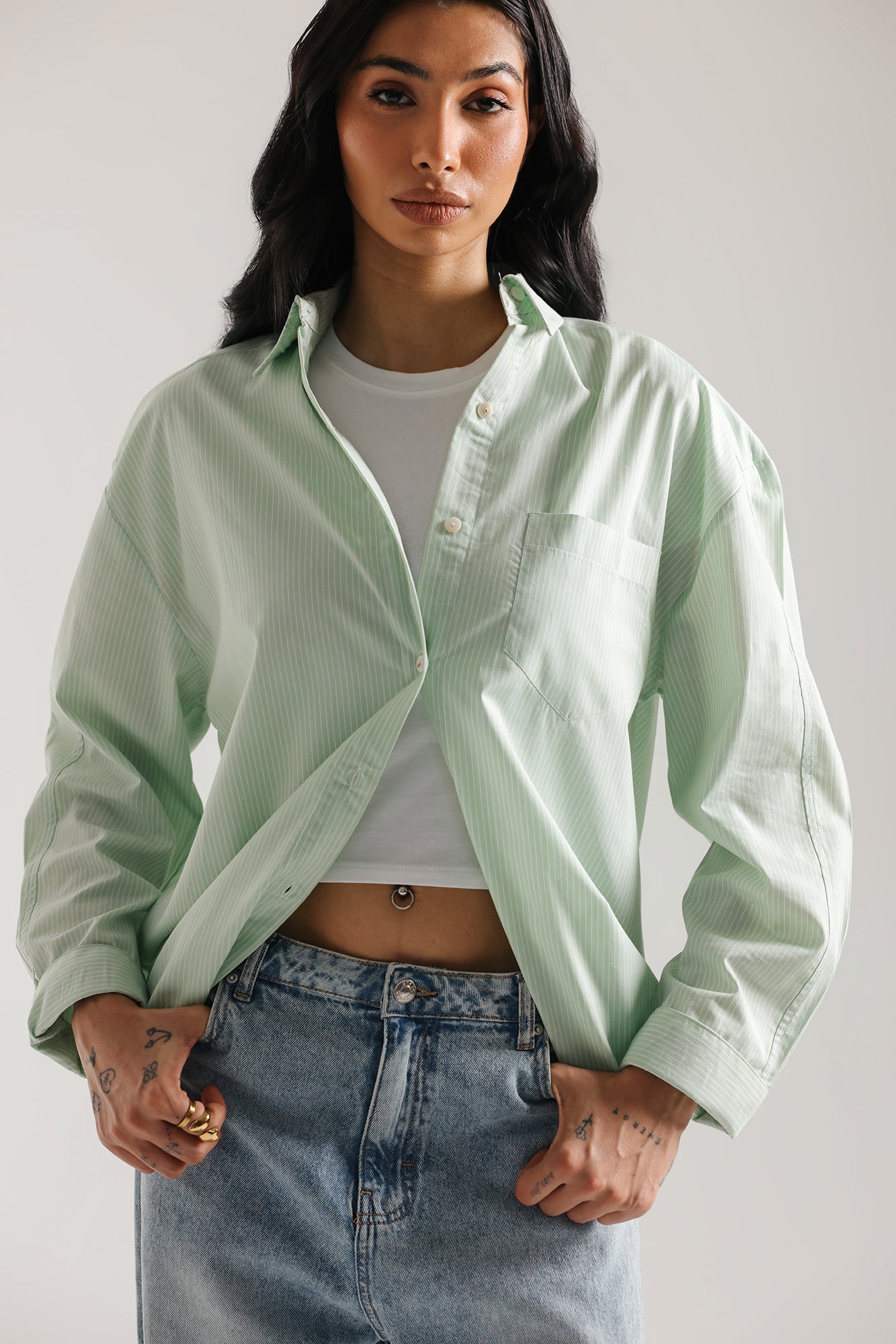 BUTTON DOWN SHIRT (E3411/108/130)