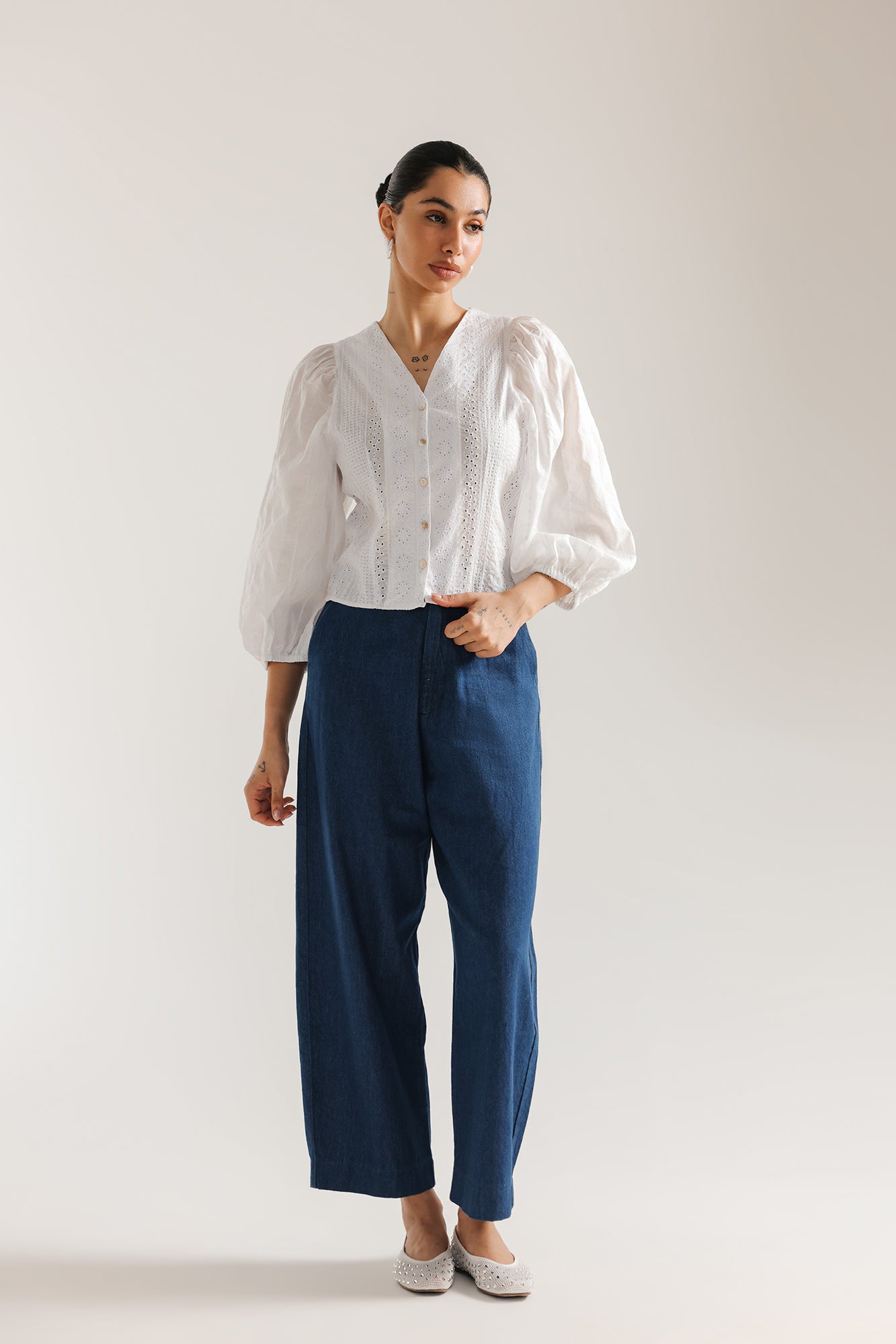 EMBROIDERED SHIRT (E3458/108/001)