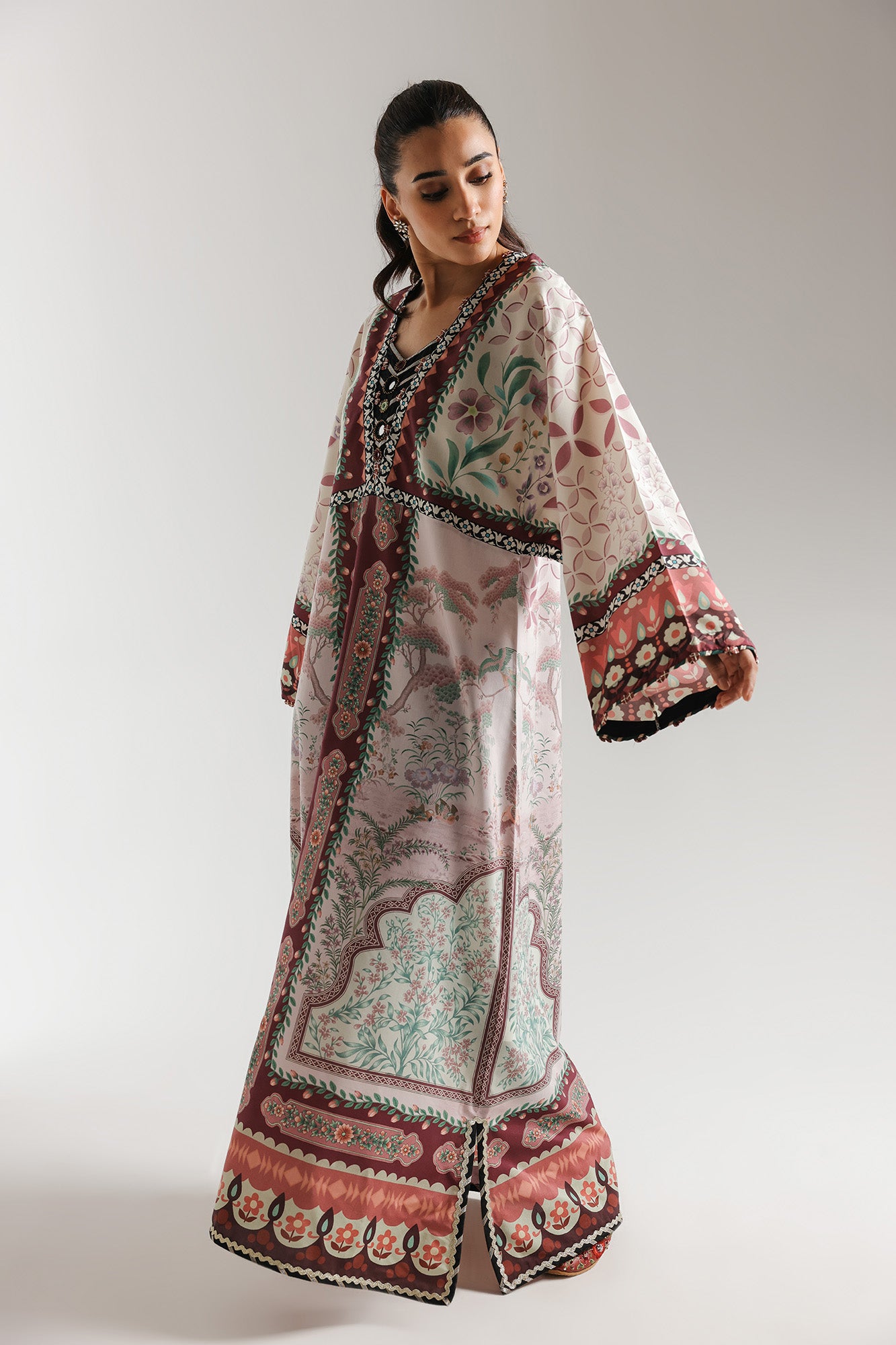 PRINTED KAFTAN (E4206/103/814)