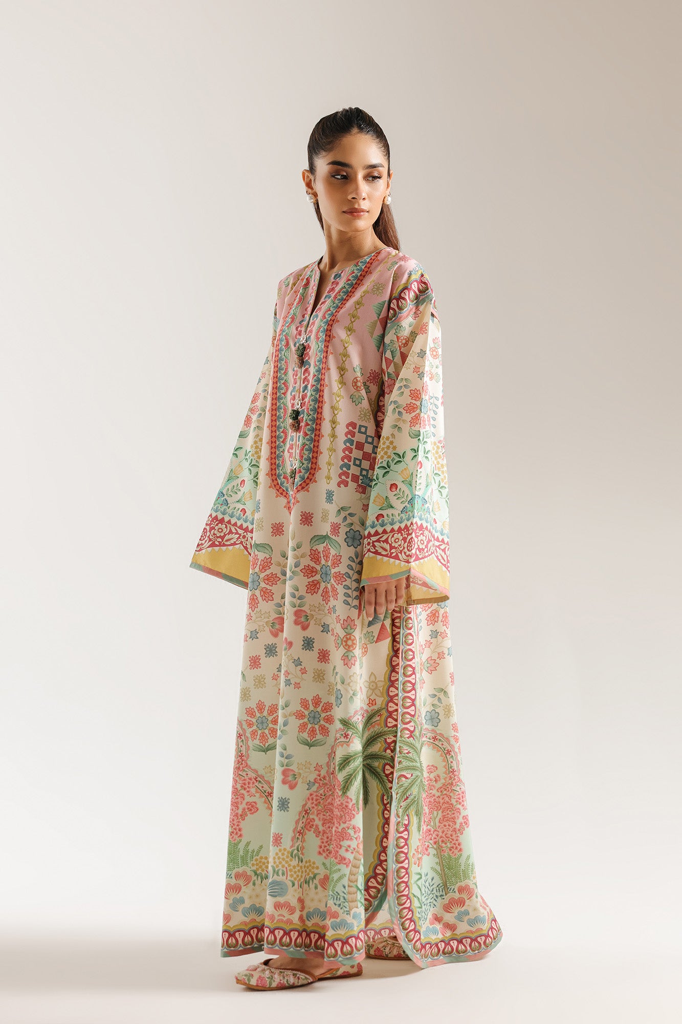 PRINTED KAFTAN (E4339/103/424)