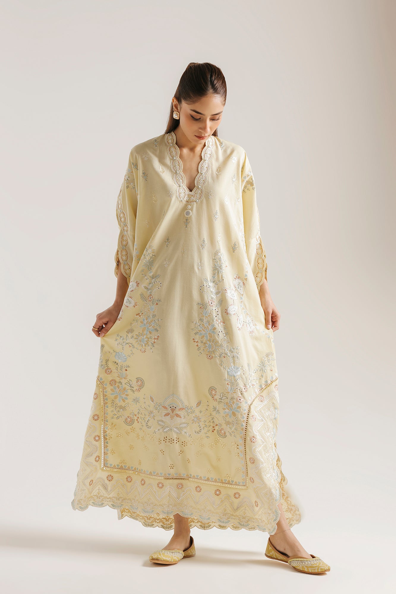 EMBROIDERED KAFTAN (E4501/103/112)