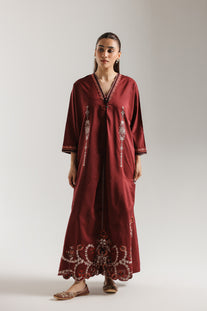 EMBROIDERED KAFTAN (E4502/103/302)
