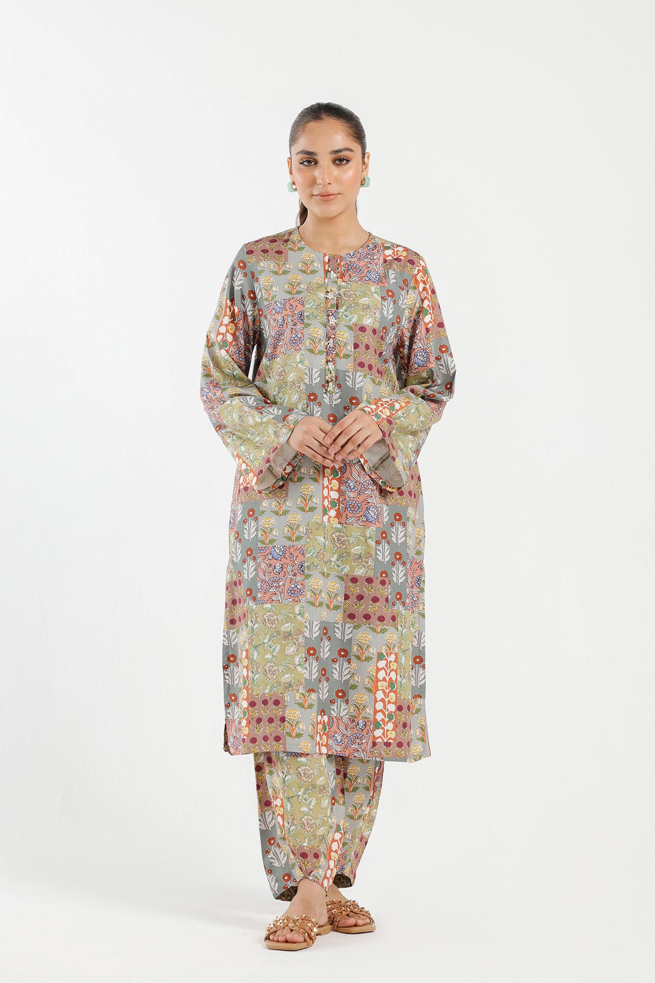 PRINTED SUIT  (E5183/102/122)