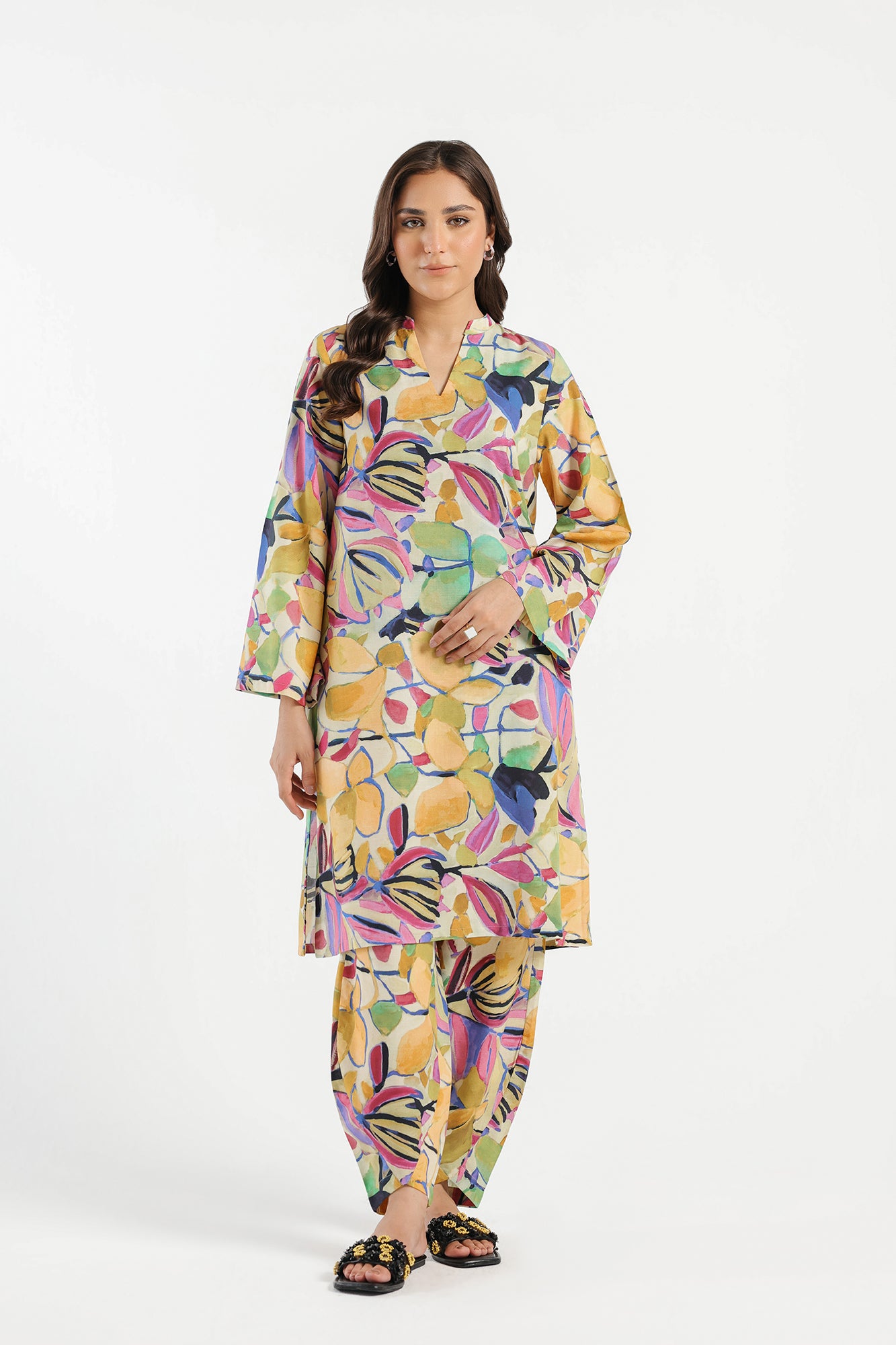 PRINTED SUIT (E5215/102/101)