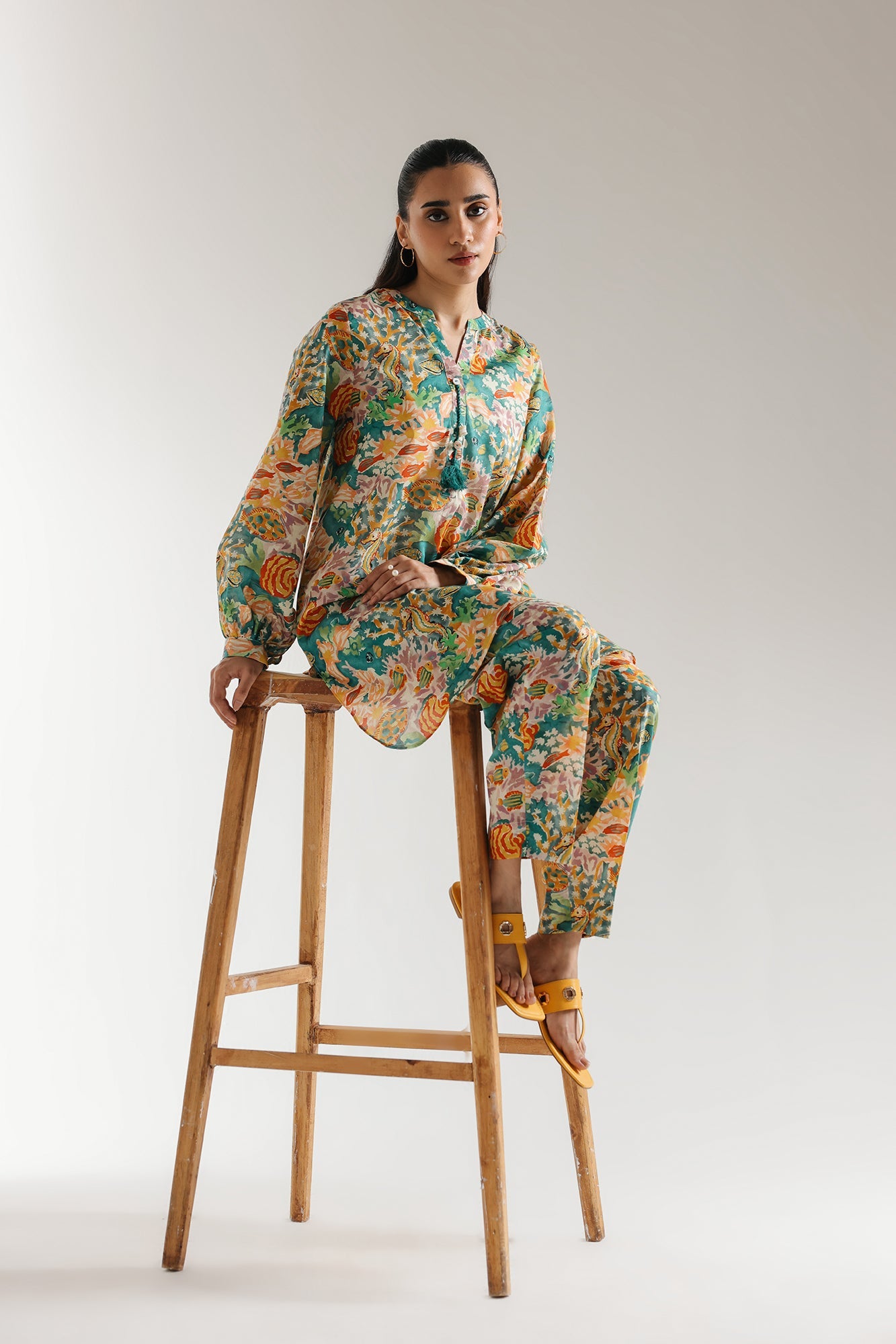 PRINTED SUIT (E6063/102/718)