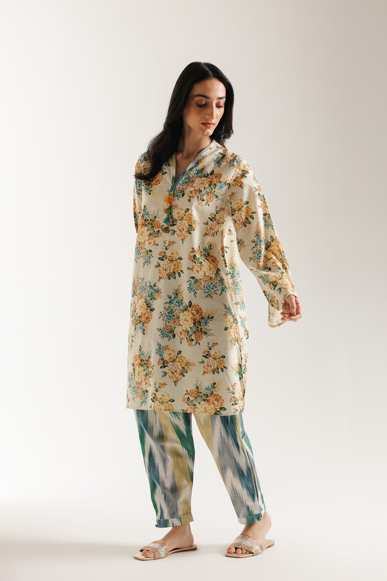 PRINTED SUIT (E7069/102/110)