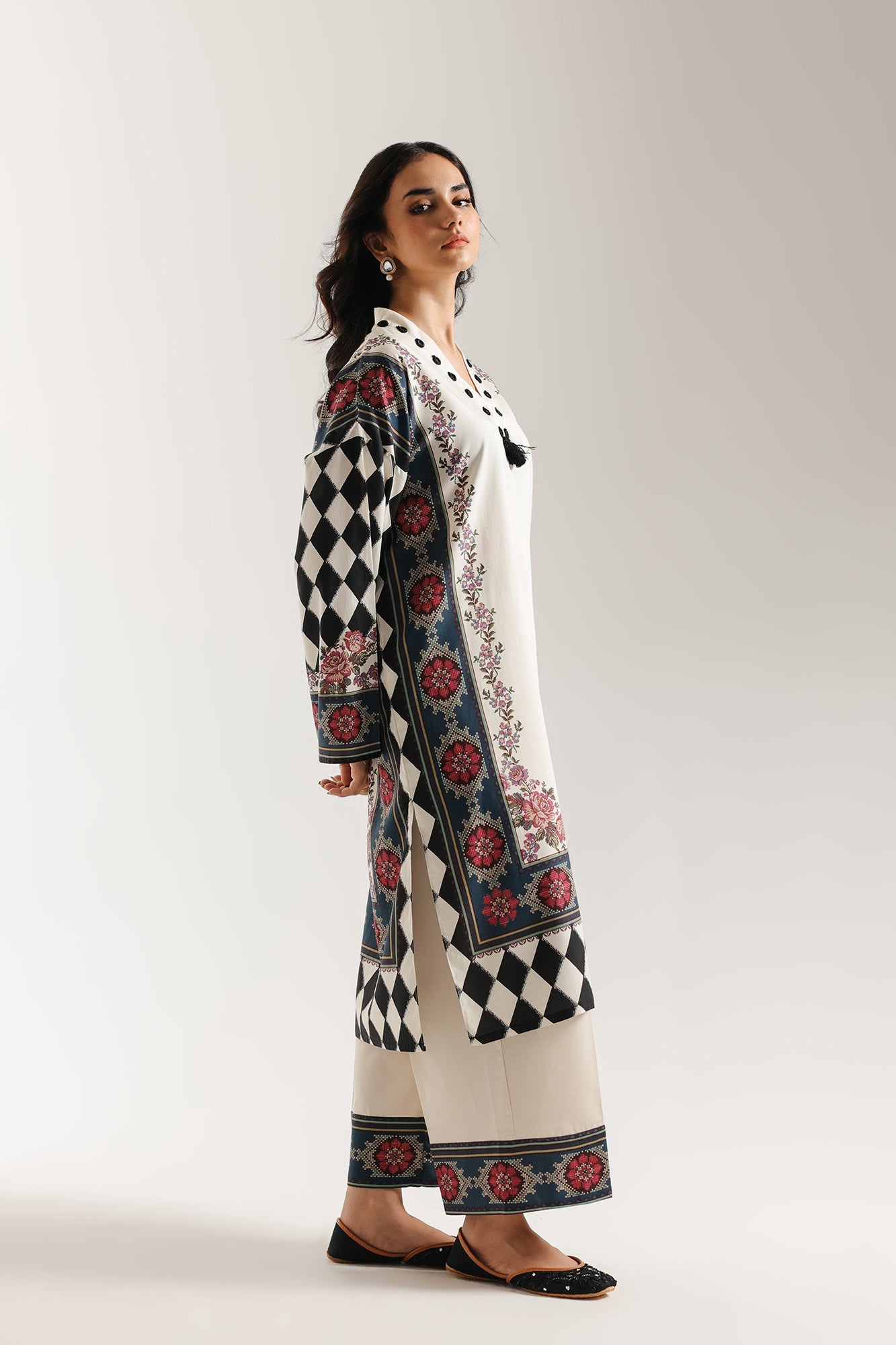 PRINTED SUIT (E7085/102/002)