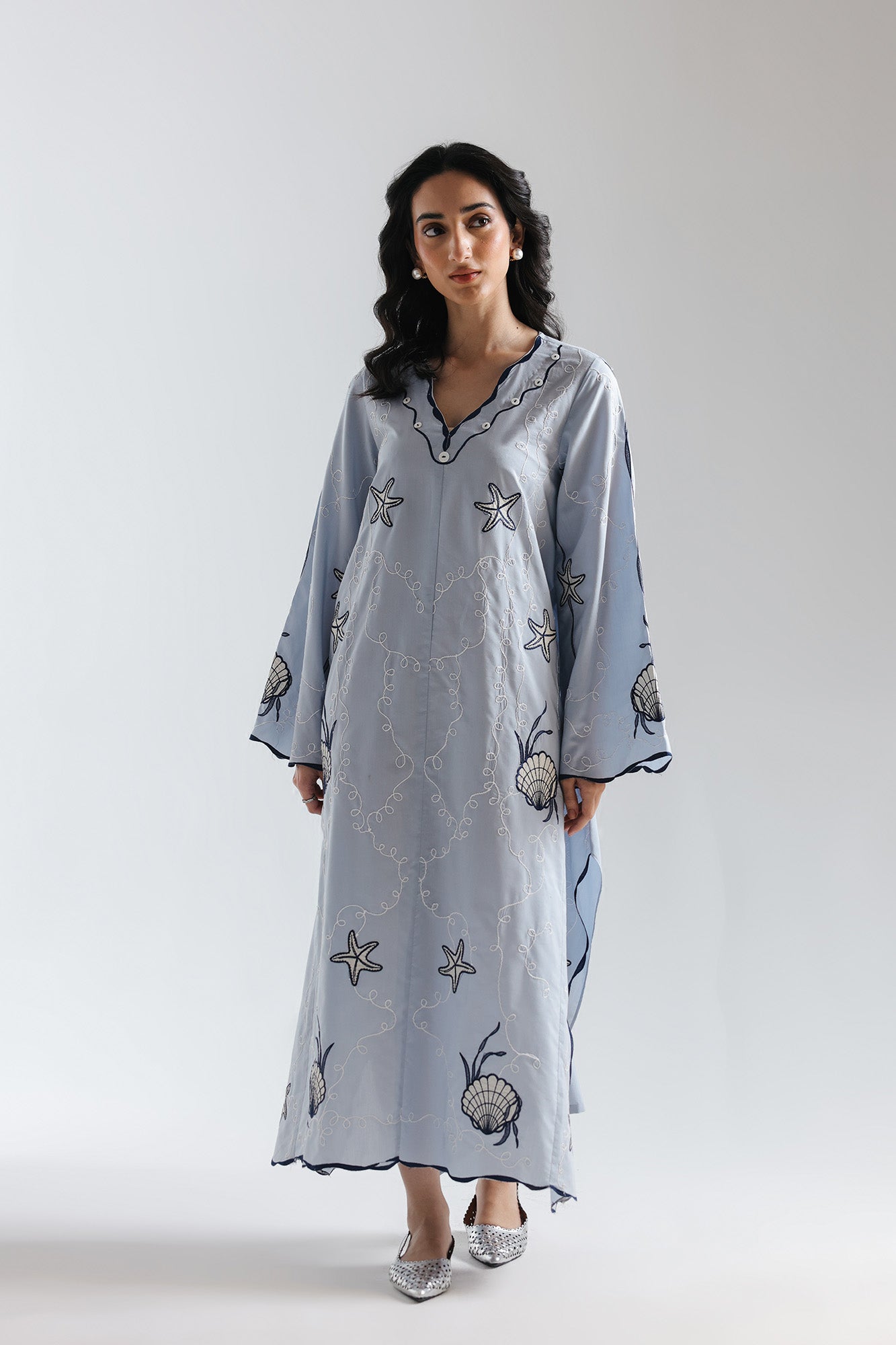 EMBROIDERED KAFTAN (E7501/102/720)