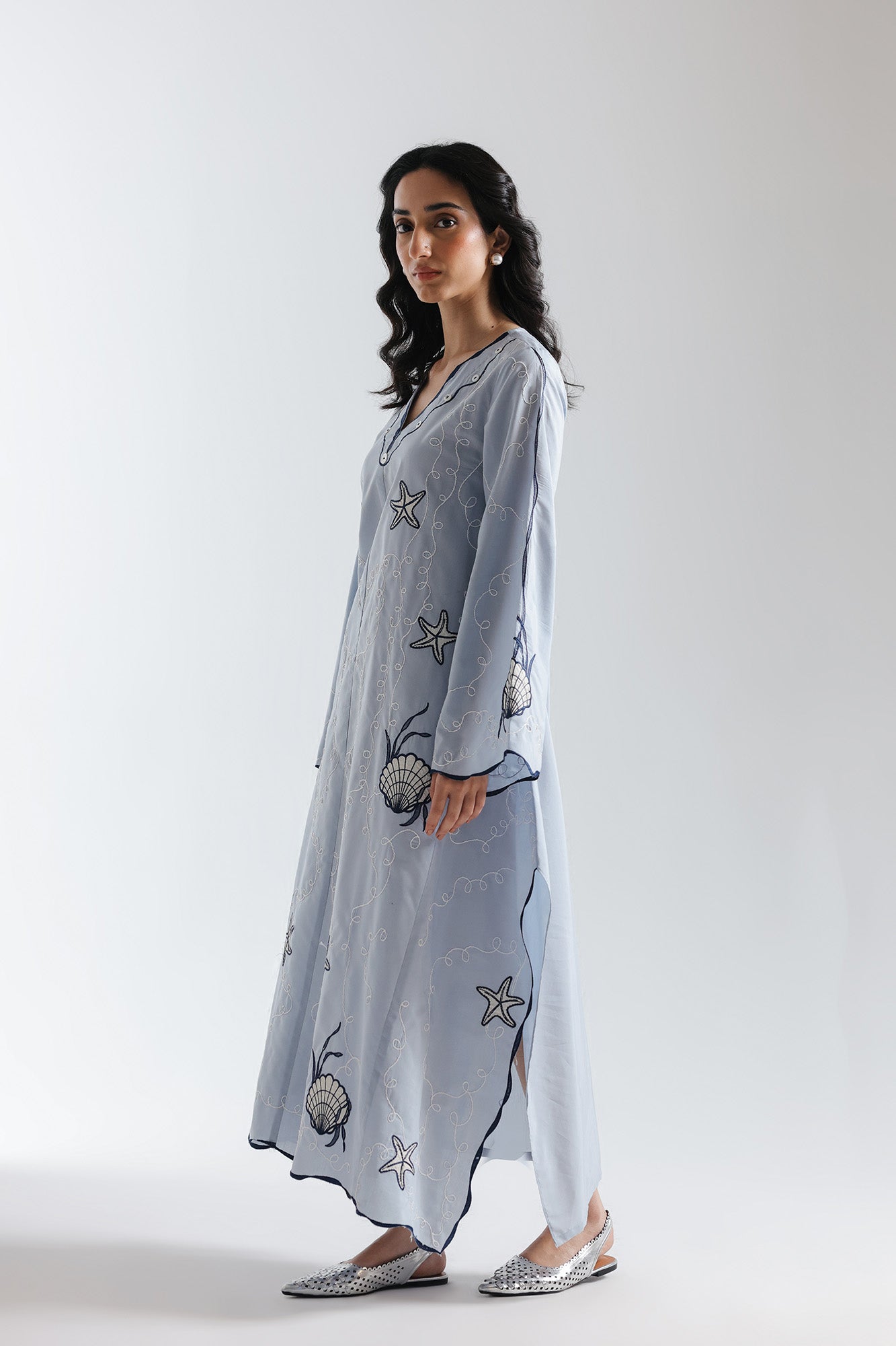 EMBROIDERED KAFTAN (E7501/102/720)